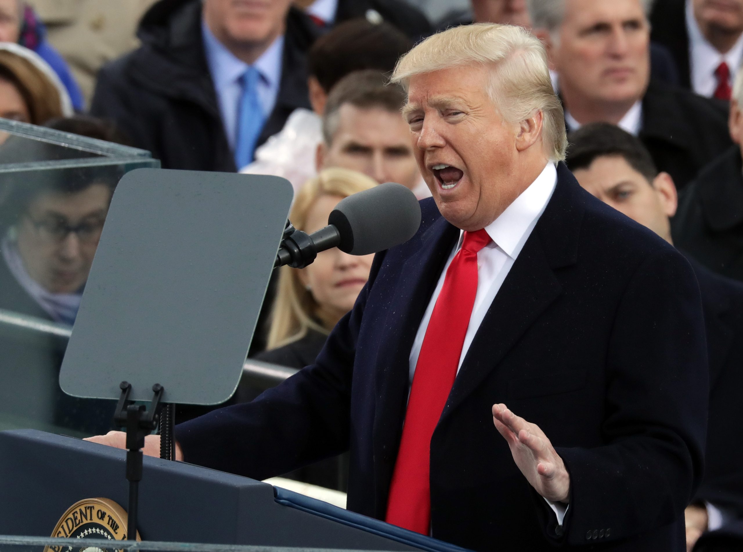 Trump por Trump. O discurso da tomada de posse em 20 frases-chave