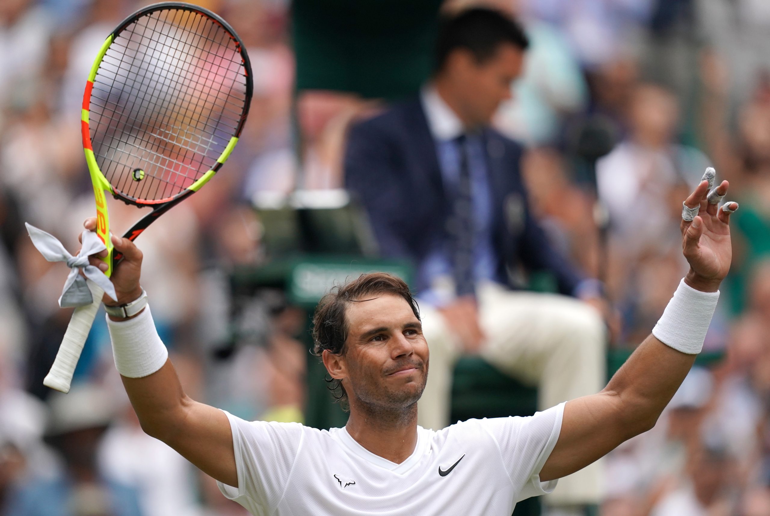 Wimbledon. Rafael Nadal supera Jo-Wilfried Tsonga e segue para os ‘oitavos’