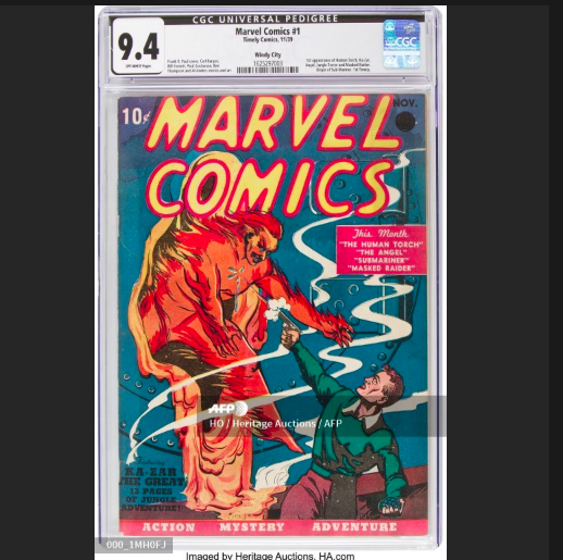 A “avó” das revistas da Marvel foi ontem a leilão por mais de um milhão de euros