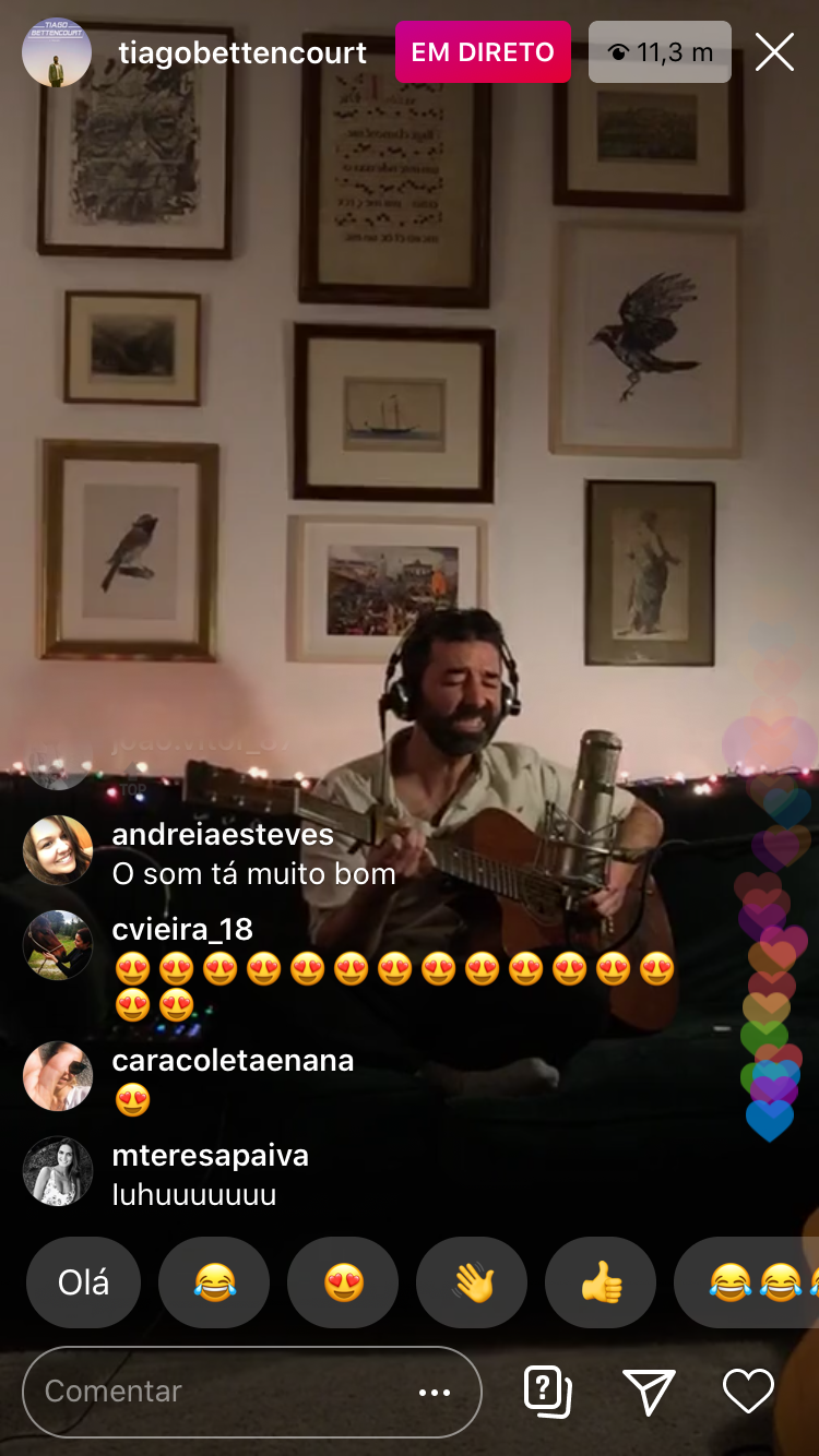 Da Canção de Lisboa no Facebook a Tiago Bettencourt no Instagram. Tudo o que pode ver esta noite
