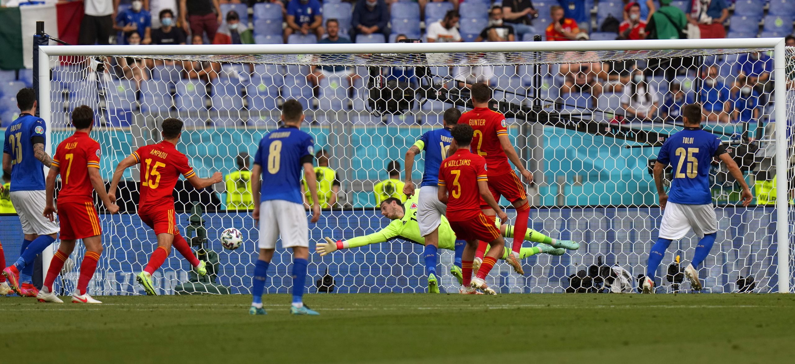Euro2020: País de Gales perde com Itália mas está apurado, Suíça aguarda