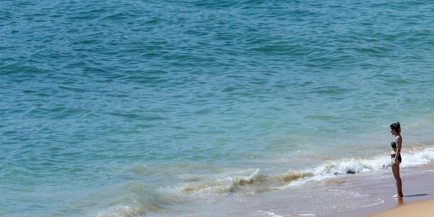 Temperatura da água do mar no Algarve com valores elevados nos últimos dias