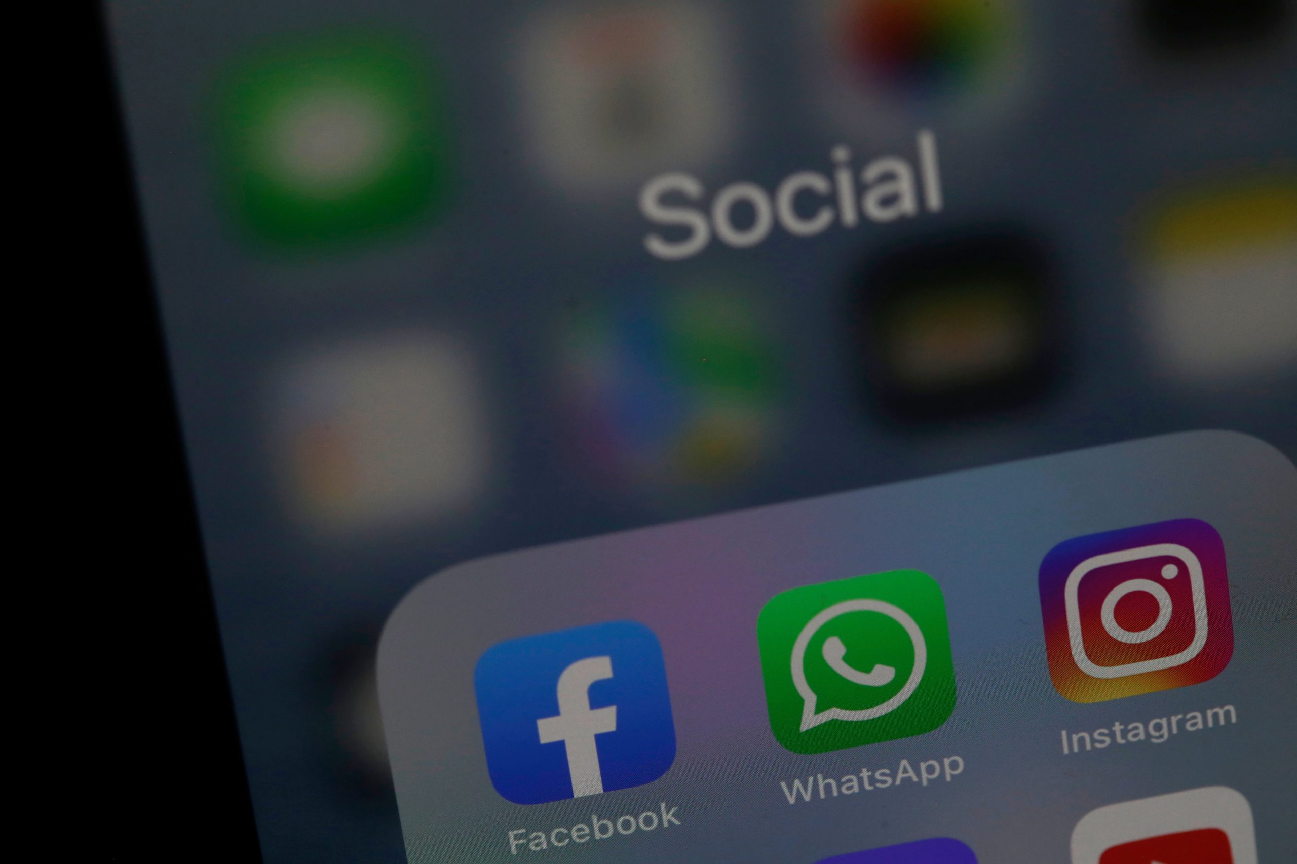 Instagram, Facebook e WhatsApp com falhas