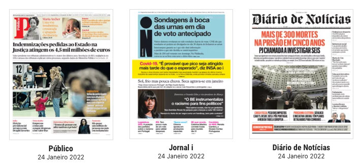 Revista de Imprensa: Indemnizações pedidas ao Estado atingem 4,5 mil milhões e quase um milhão de pessoas em isolamento em Portugal