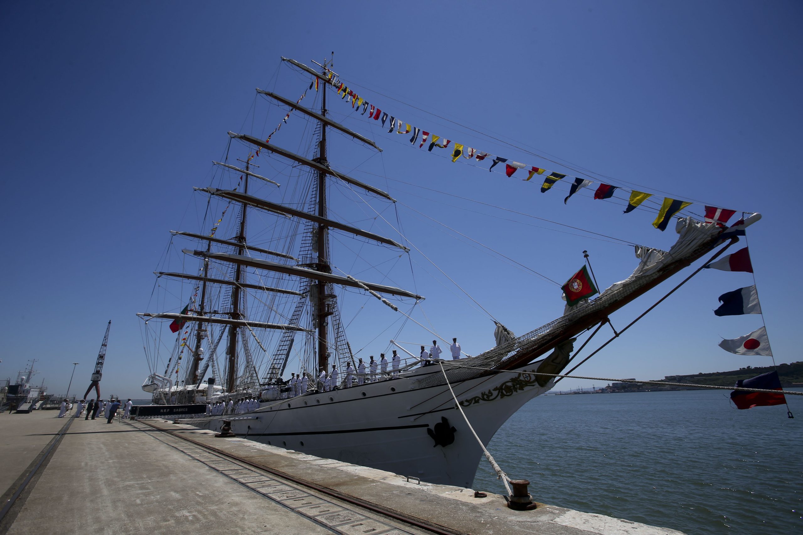 Tóquio2020: Navio Escola Sagres volta a ser a casa de Portugal