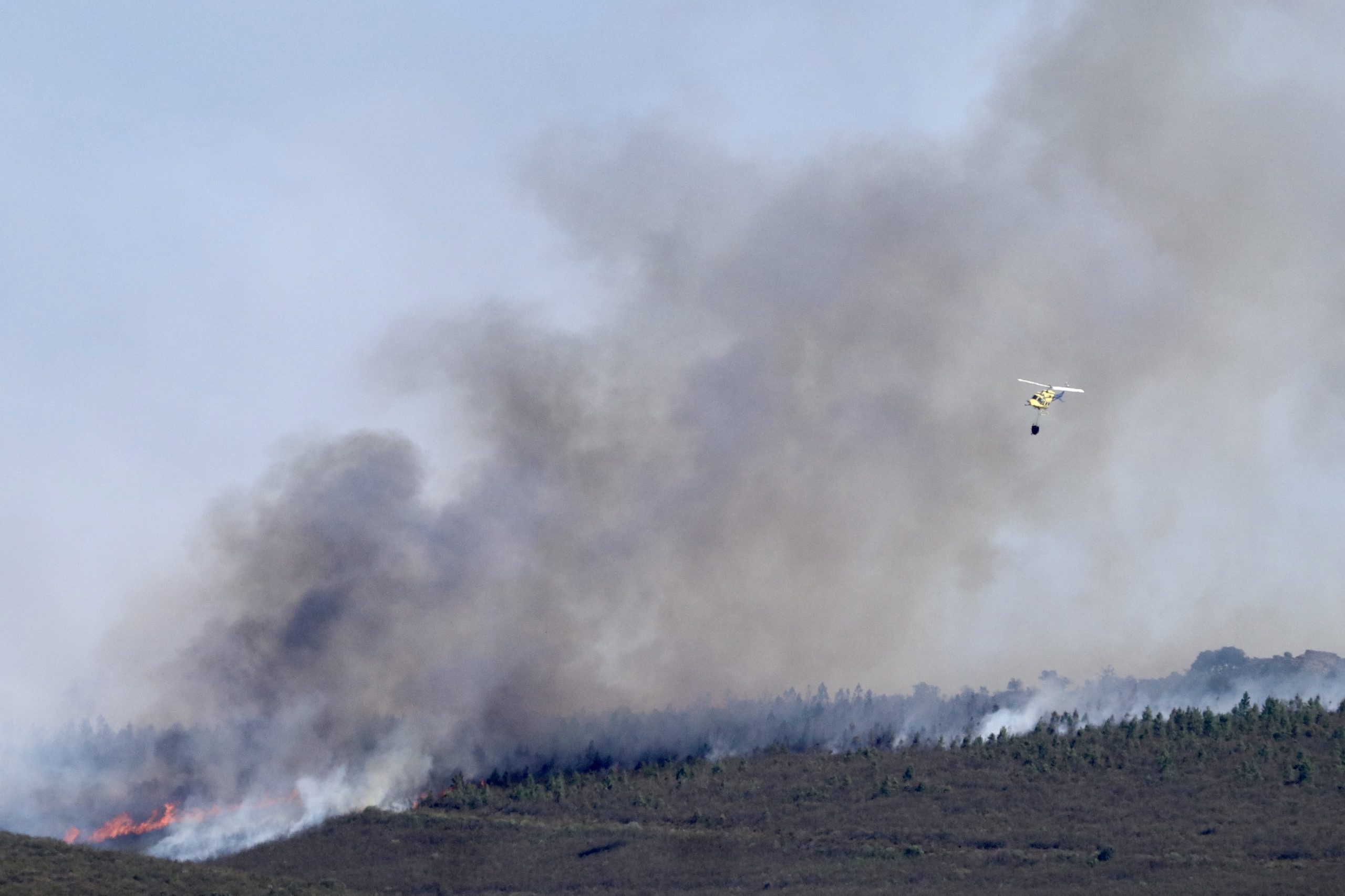 Incêndios: Controlado fogo em Zamora, perto da fronteira com Portugal
