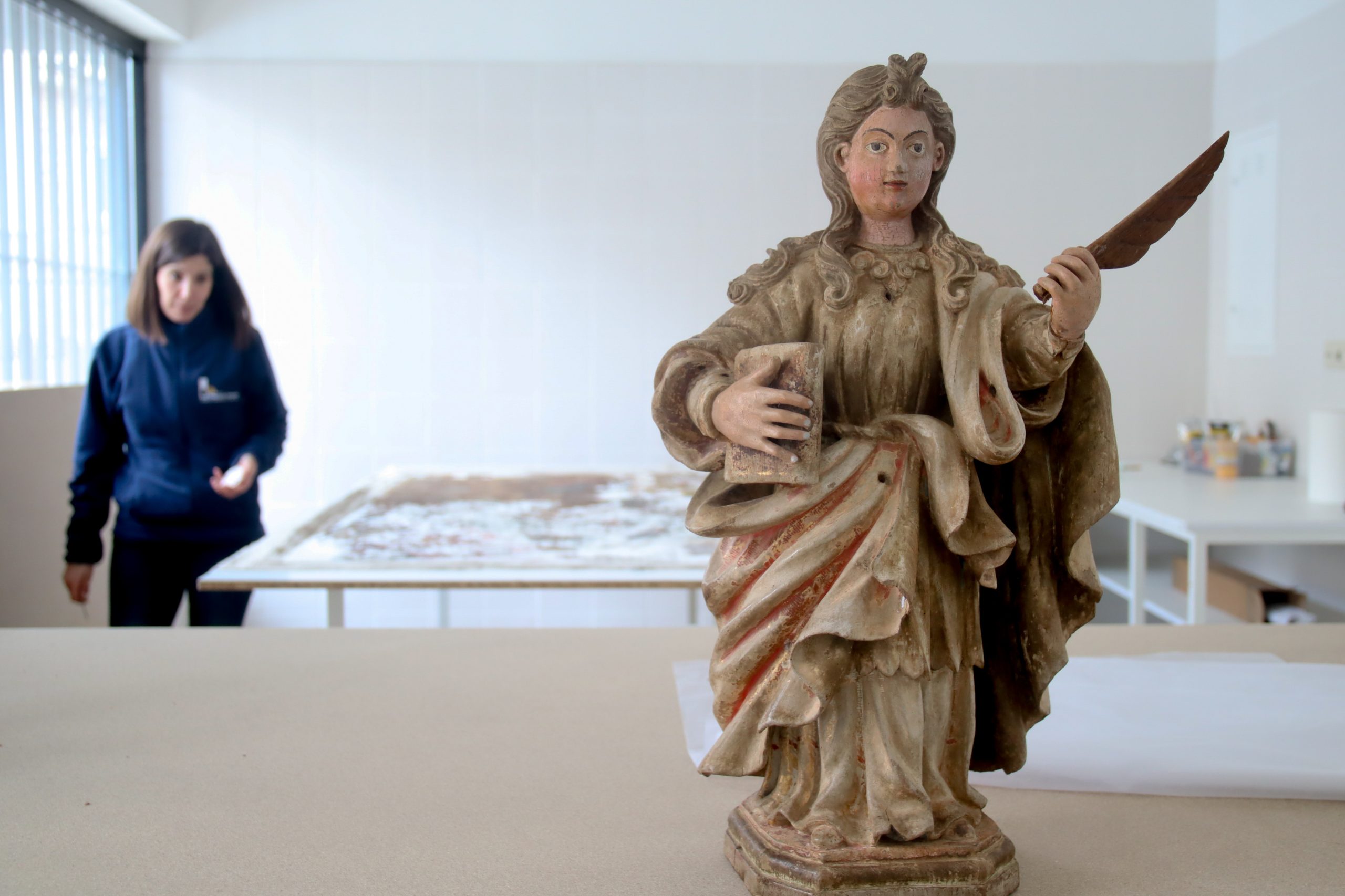 Centro de restauro de arte de Sendim recupera pinturas atribuídas a Coelho da Silveira