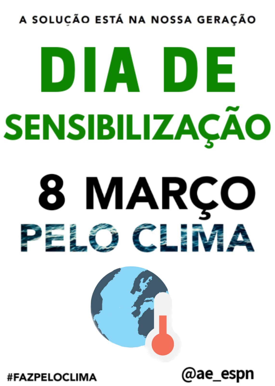 Os estudantes fazem greve pelo clima a 15 de março. No Pedro Nunes, decidiram começar mais cedo