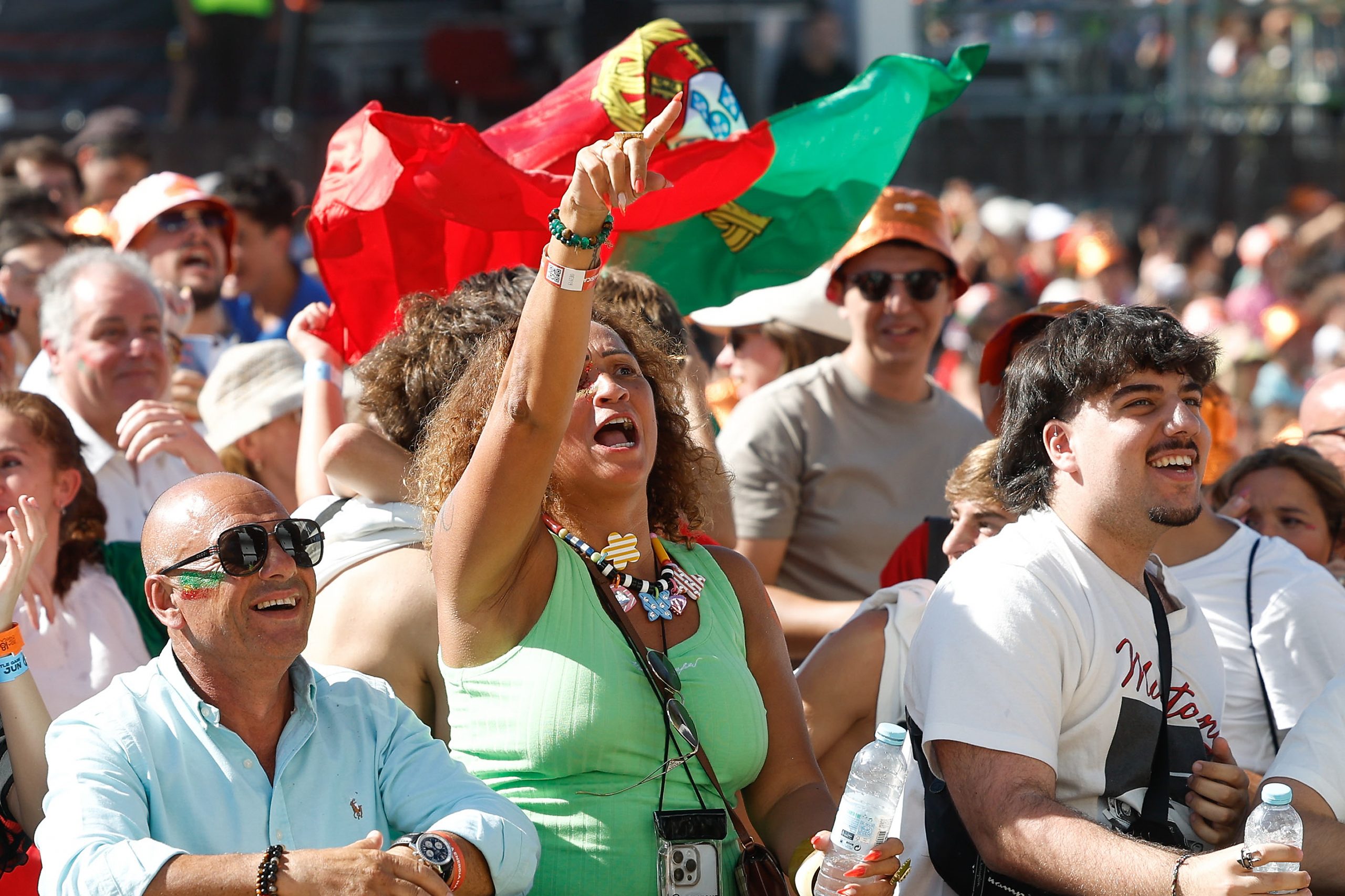 A música parou no Rock in Rio Lisboa para ver Portugal vencer
