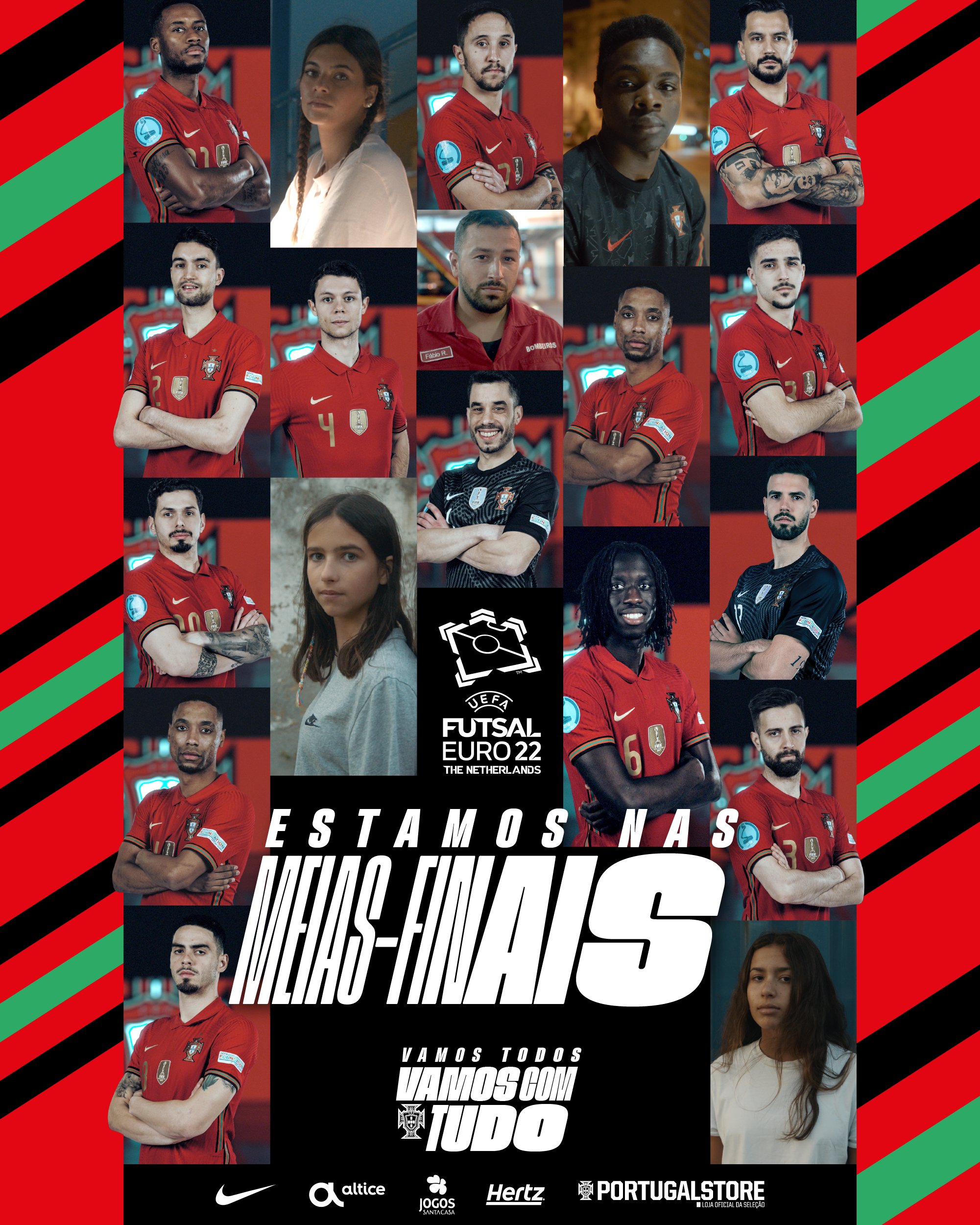 Portugal nas meias-finais do Europeu de futsal ao bater Finlândia