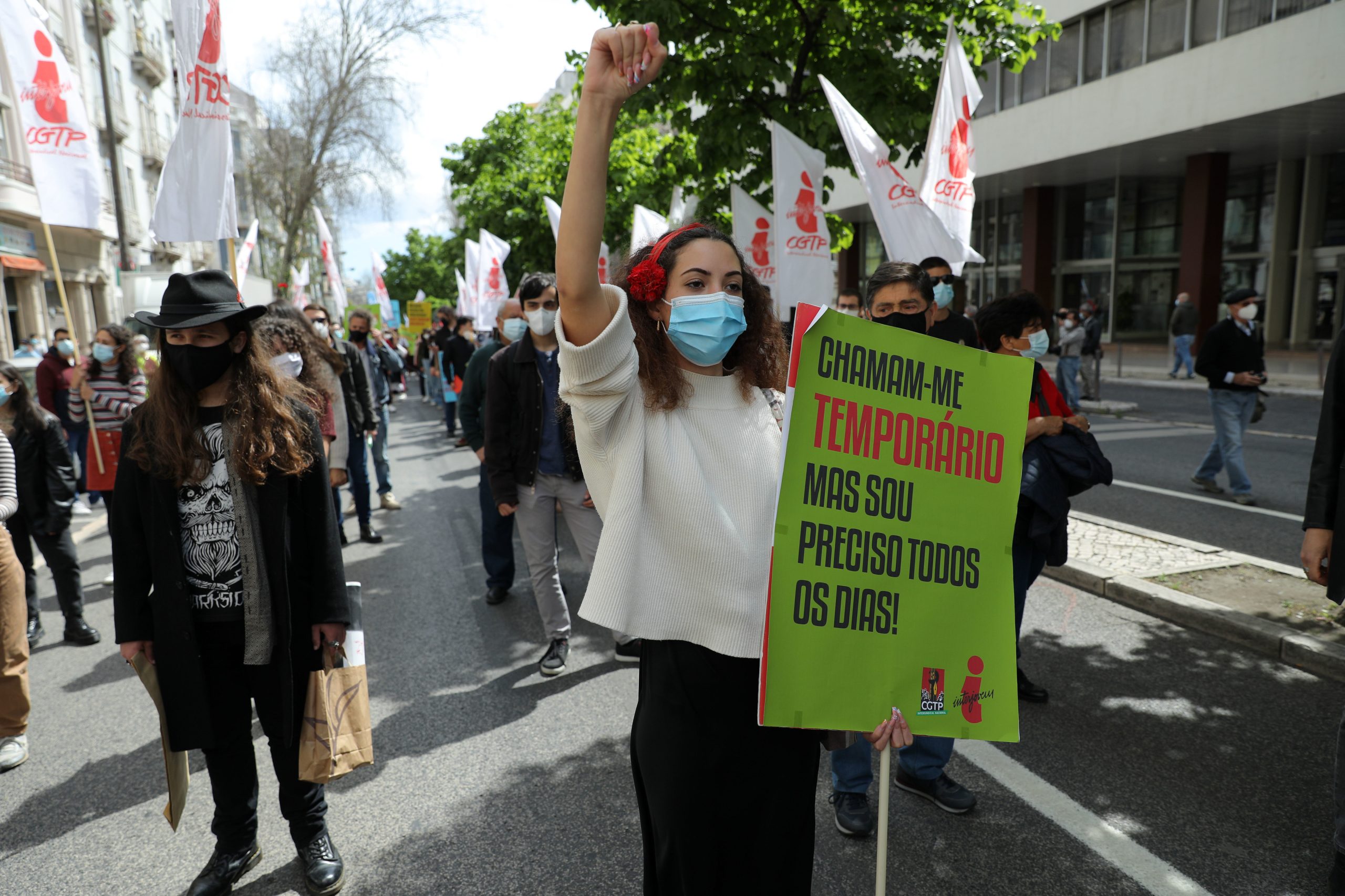 1.º de Maio: Diferentes gerações lutam pelos direitos dos trabalhadores para “incentivar à mudança”
