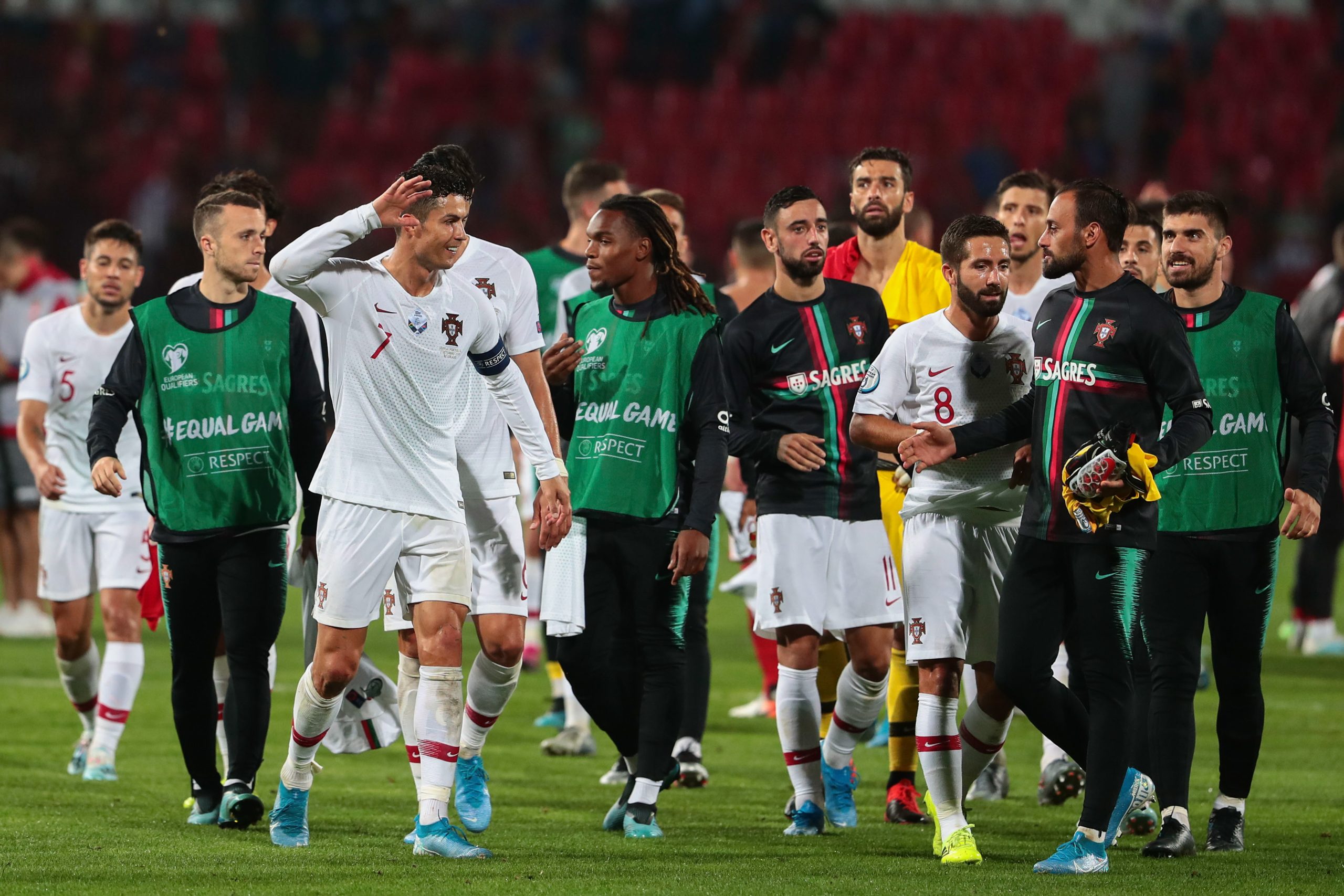 Euro2020. Portugal treina em Vilnius no sintético do LFF stadionas