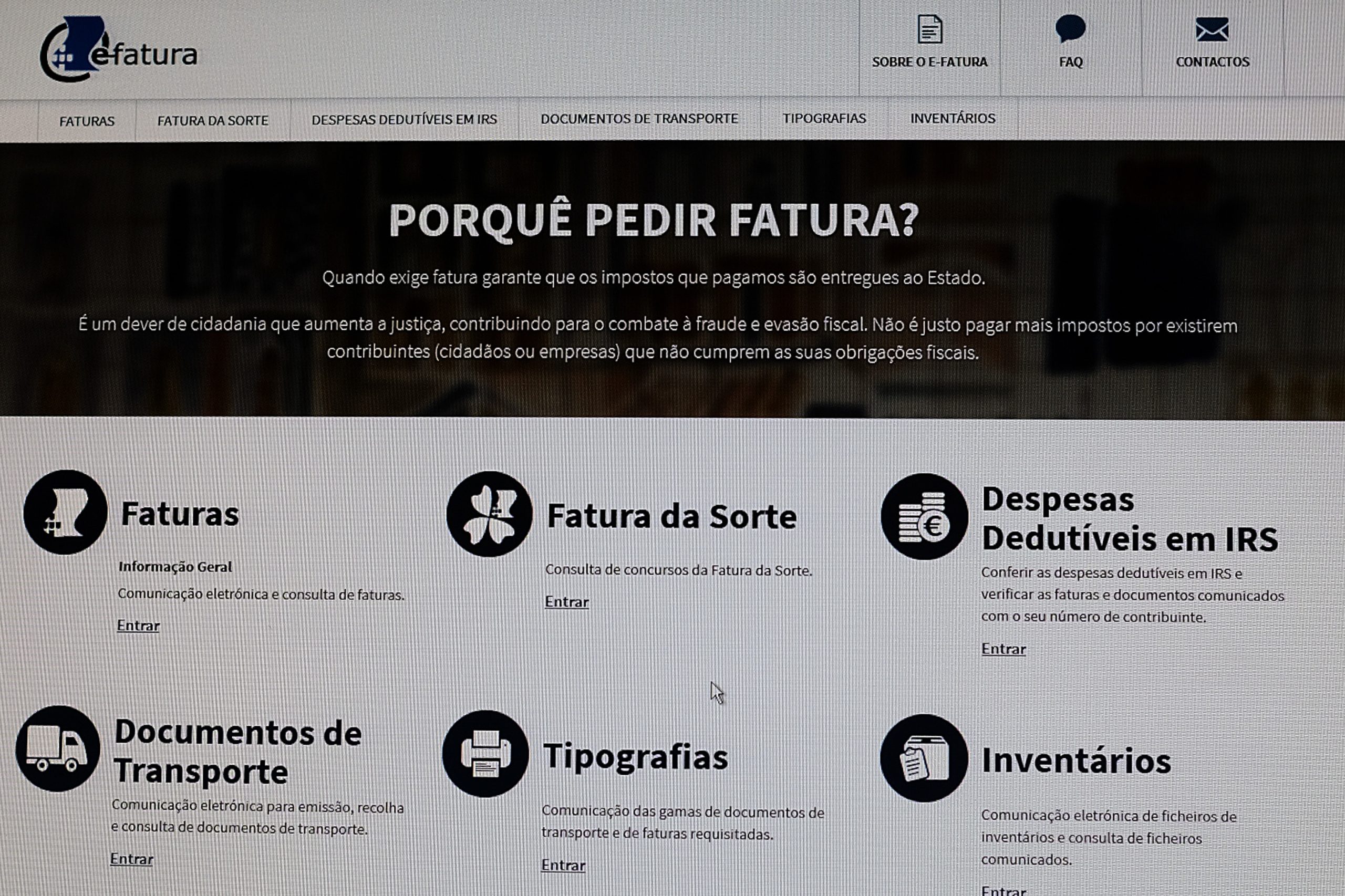 Espaço para despesas dos ginásios já está disponível no portal e-fatura