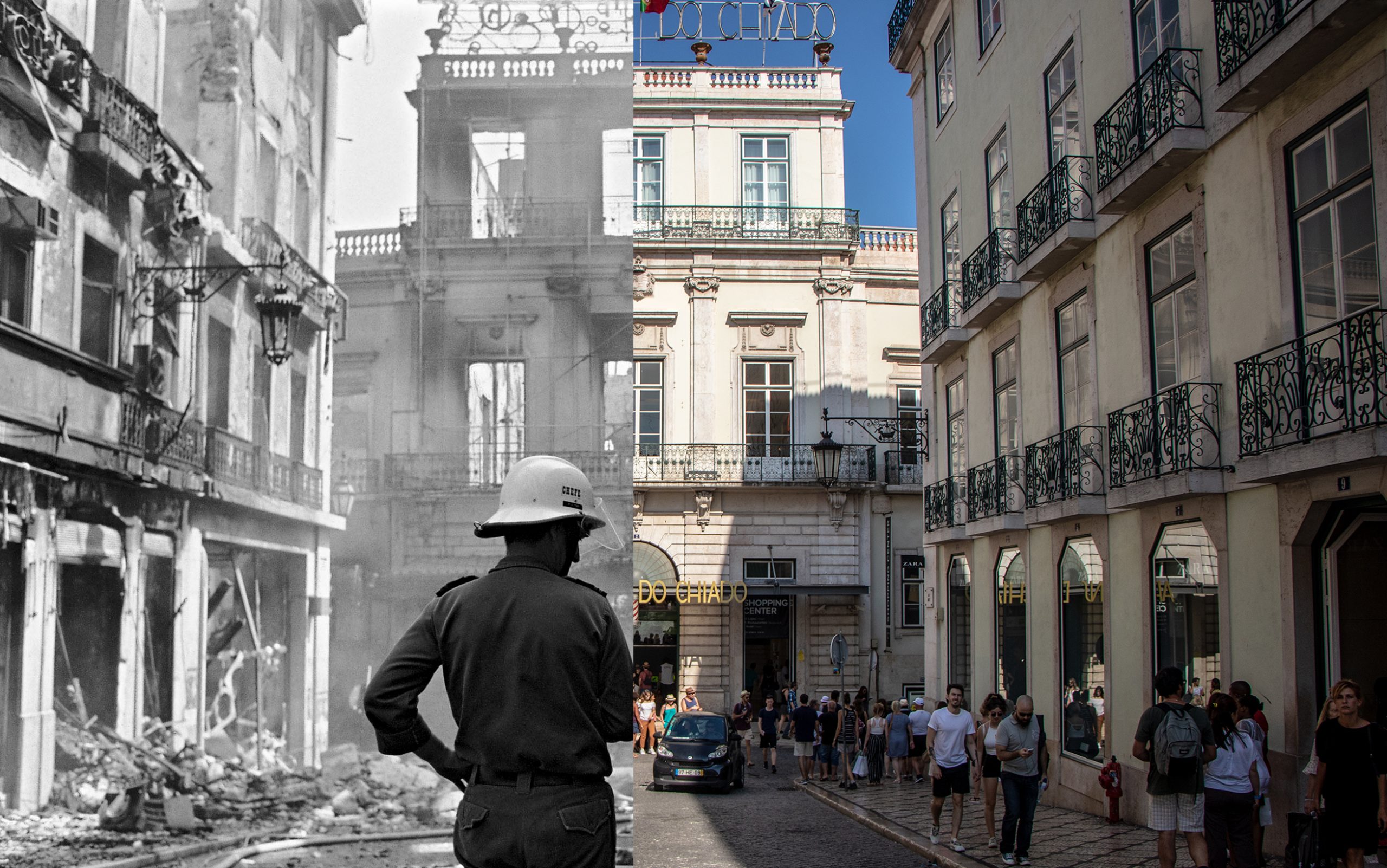 O fogo pode ter doído, mas trinta anos depois, o Chiado ainda parece o Chiado