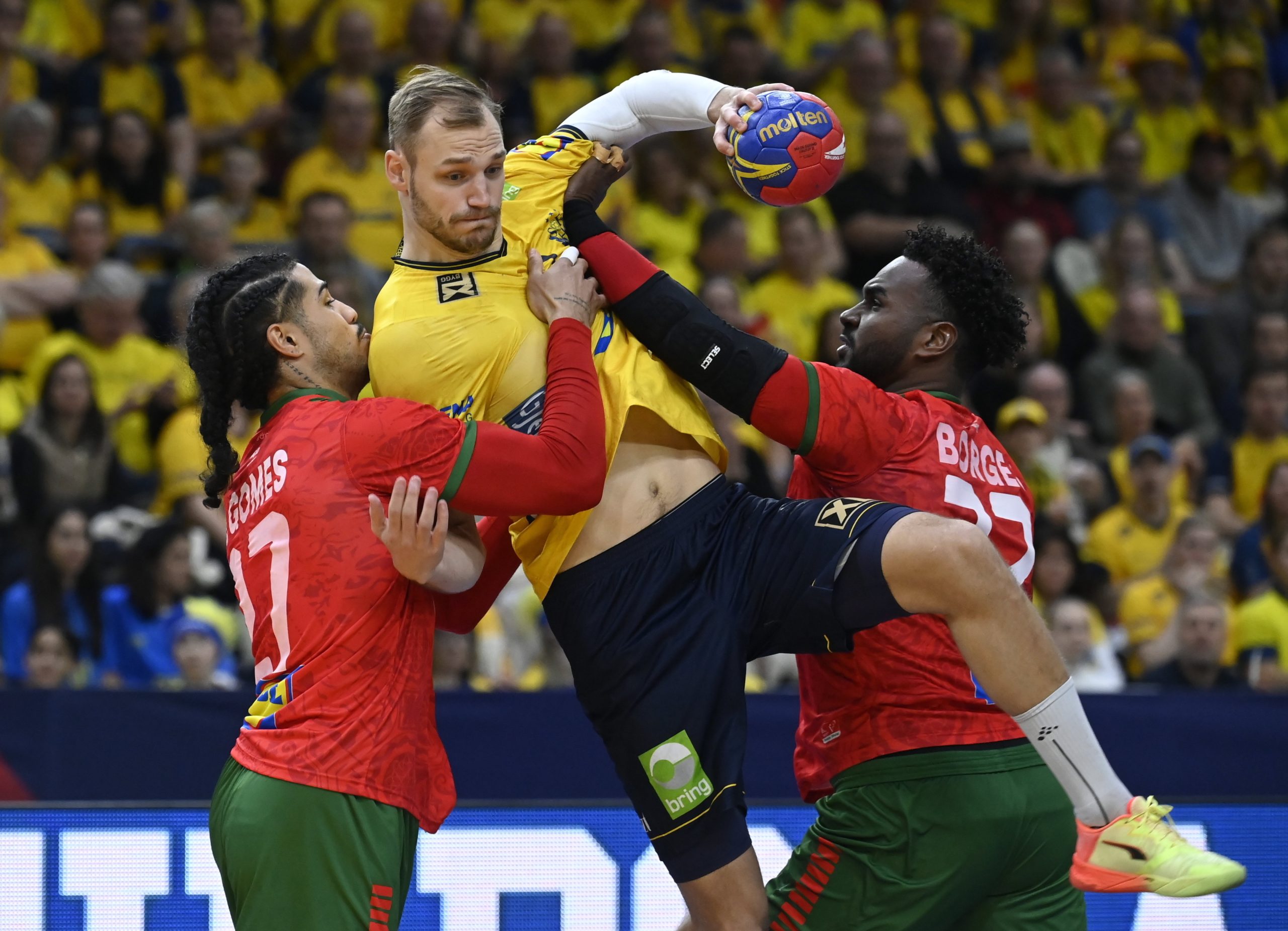 Portugal perde com a Suécia e falha quartos de final do Mundial de andebol