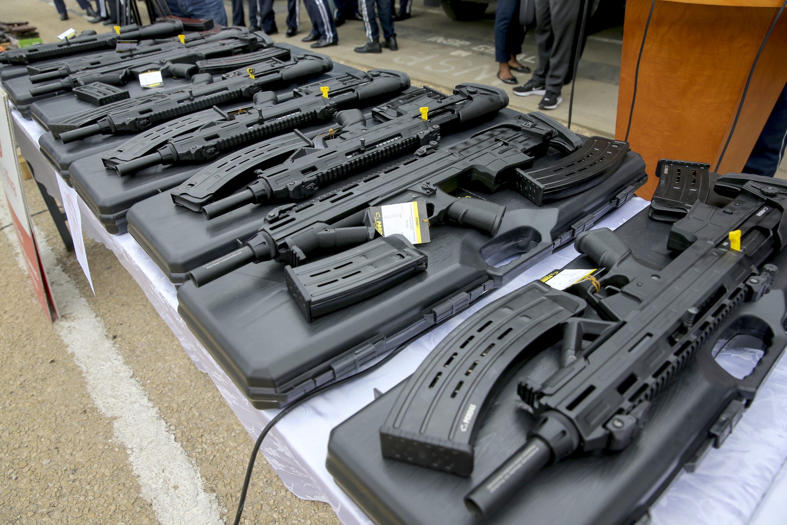 Angola recolheu mais de 30 mil armas de guerra de empresas de segurança privada