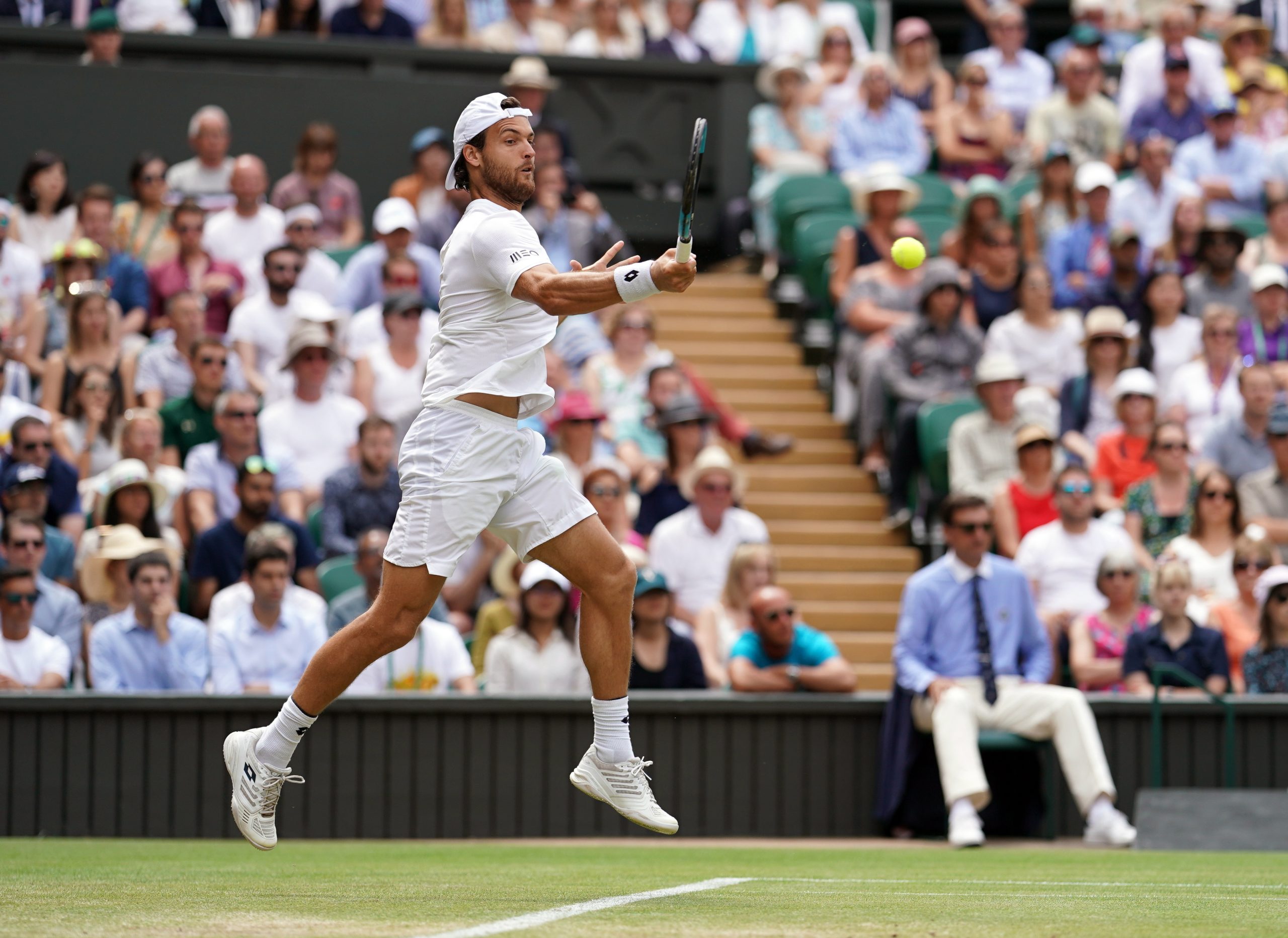 Wimbledon: João Sousa diz que “Nadal esteve demolidor e fez um jogo incrível”