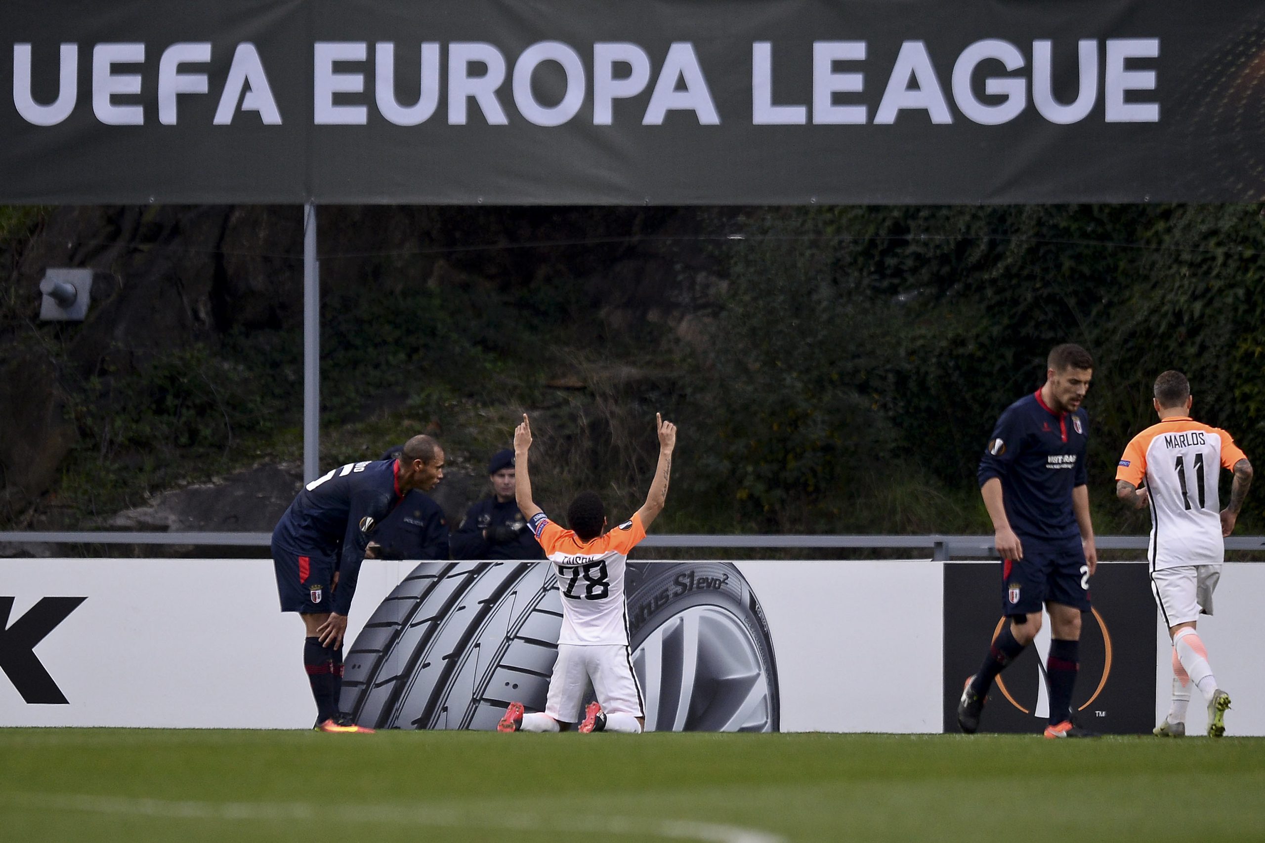 Braga perde com Shakhtar e foi eliminado da Liga Europa já no balneário