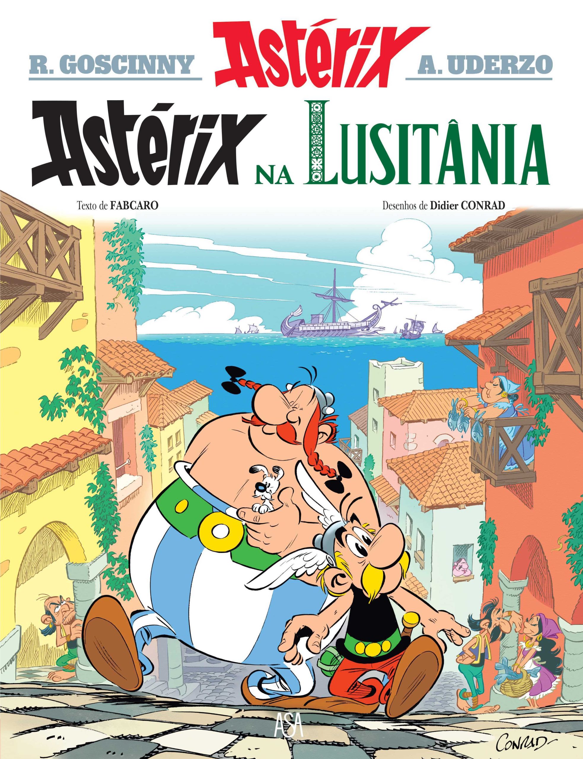 Astérix e Obélix preparam-se para rumar à Lusitânia