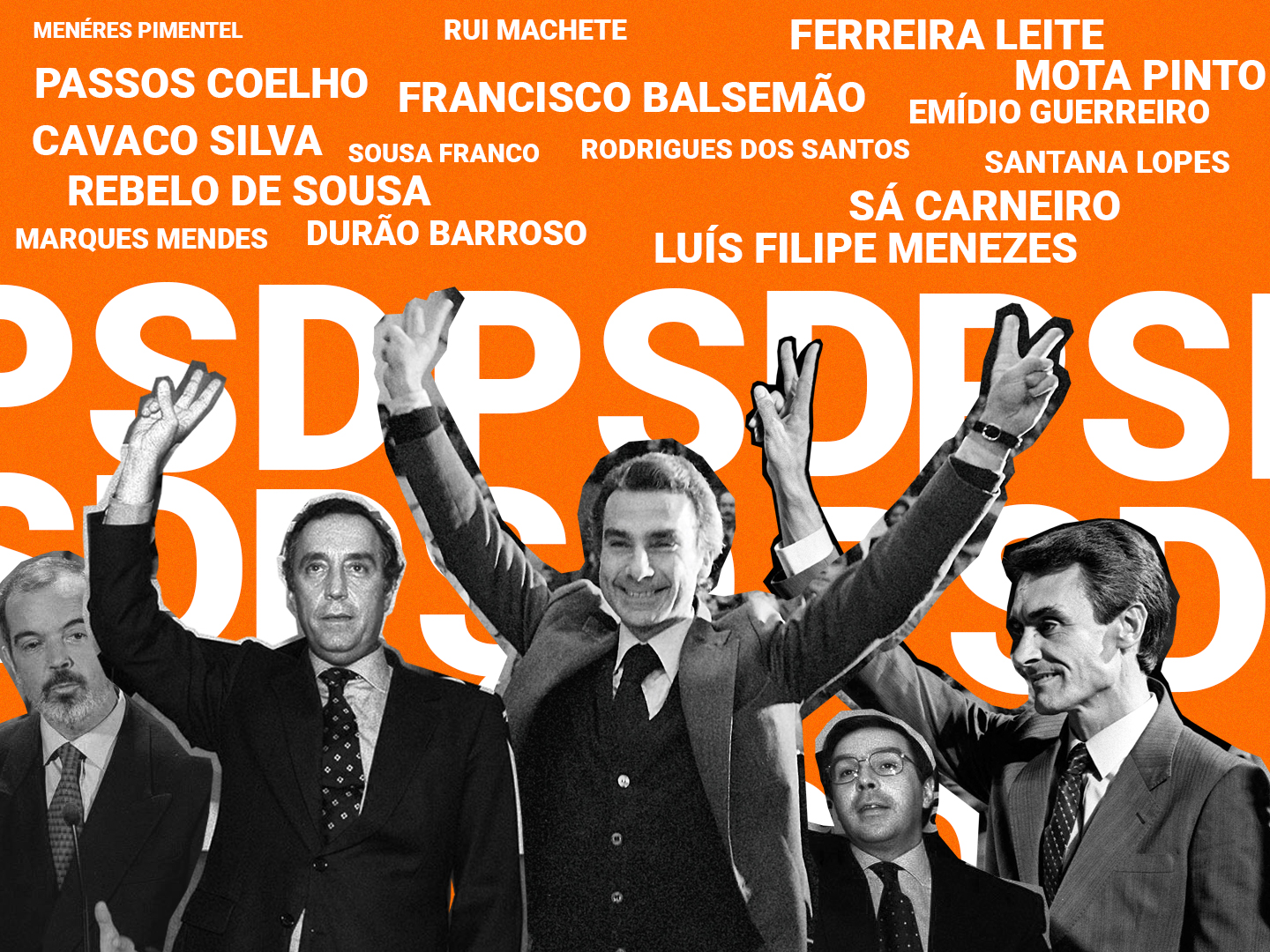 De Sá Carneiro a Passos Coelho. Estes são os 17 presidentes do PSD