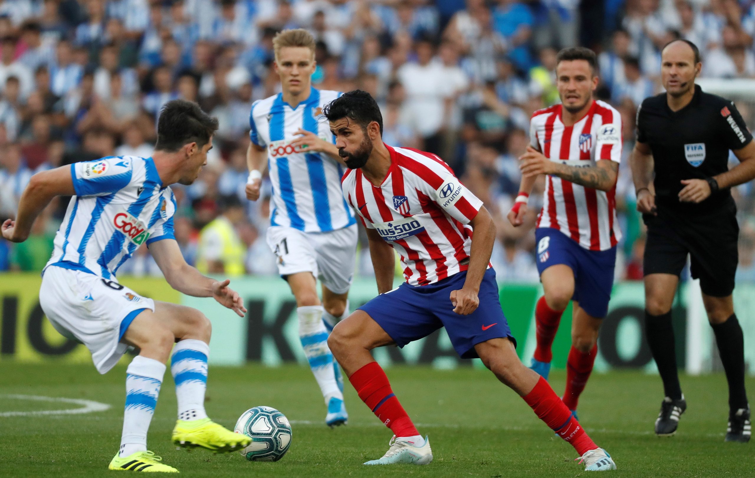 La Liga. Real Sociedad impõe primeira derrota ao Atlético de Madrid