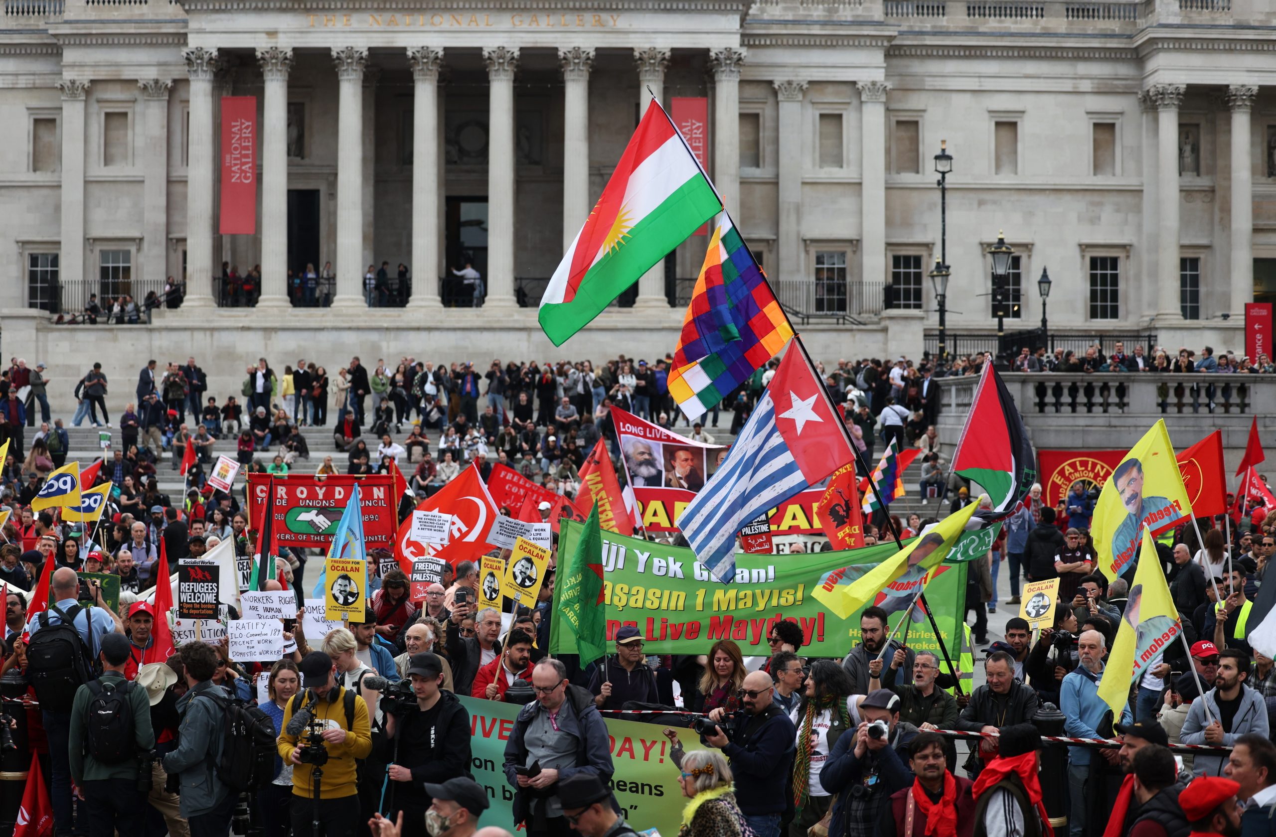 Centenas na rua em Londres para exigir mais direitos laborais