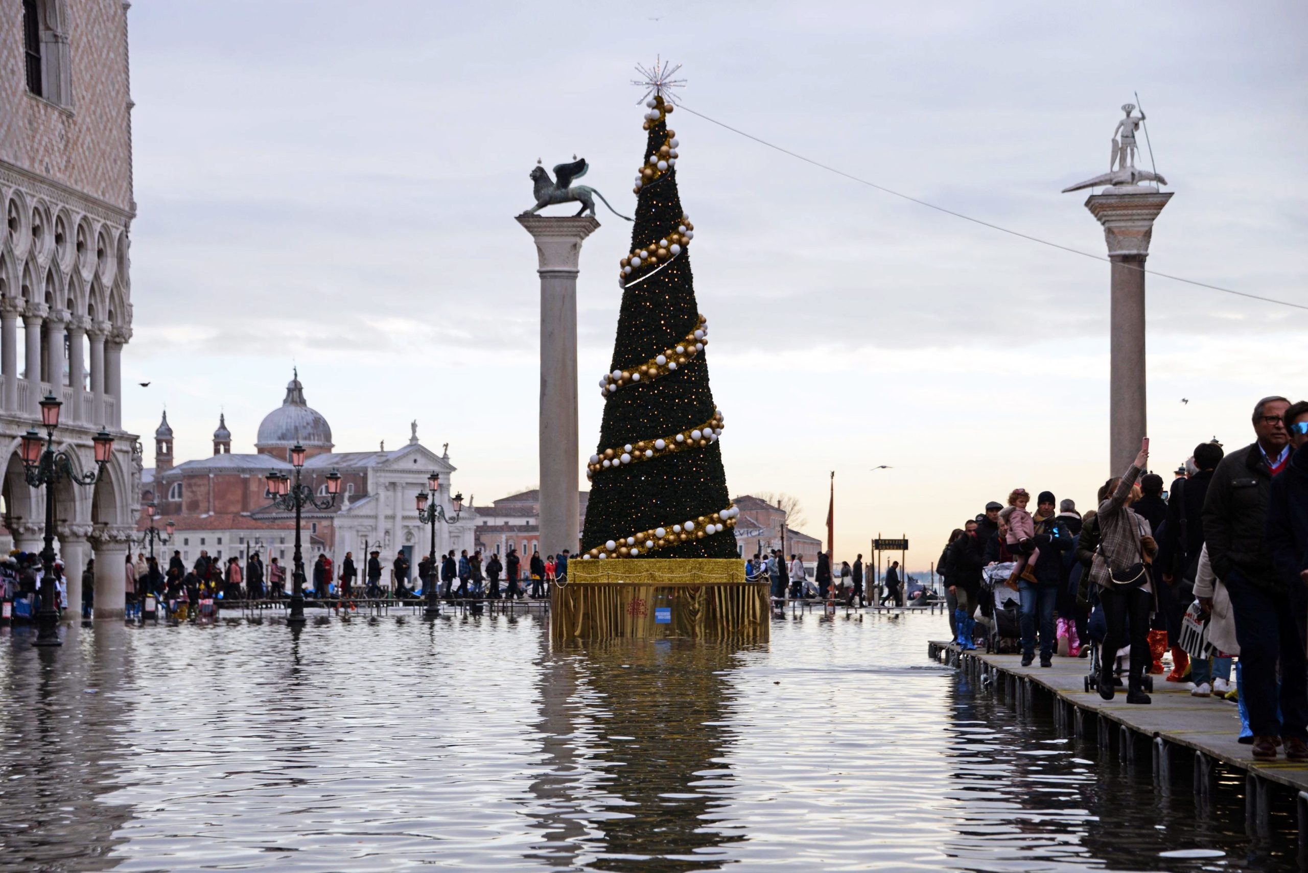Reservas hoteleiras em Veneza caem 45% devido ao receio de inundações