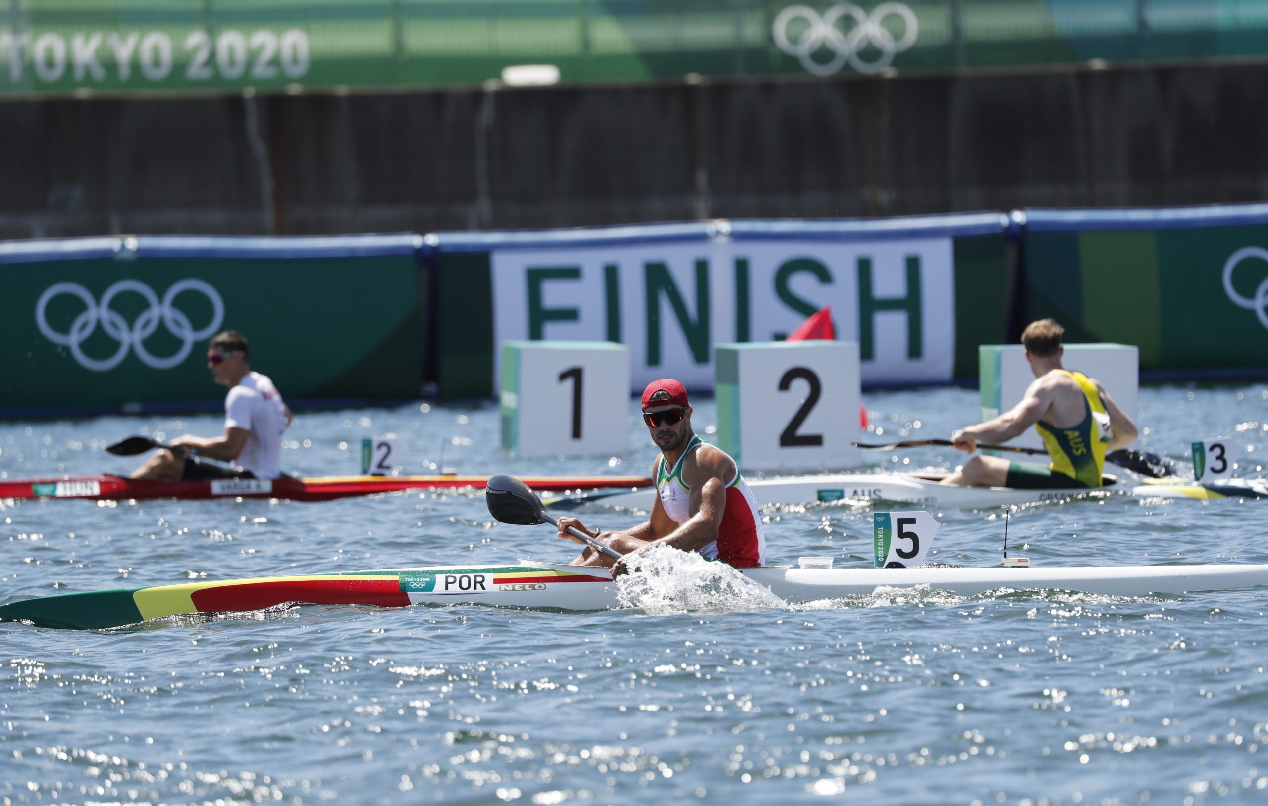 É de bronze. Fernando Pimenta terceiro na final de  K1 1.000 m