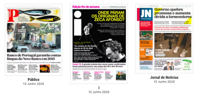 Revista de Imprensa: Governo abre guerra a lei anti-Centeno e Santo António em depressão