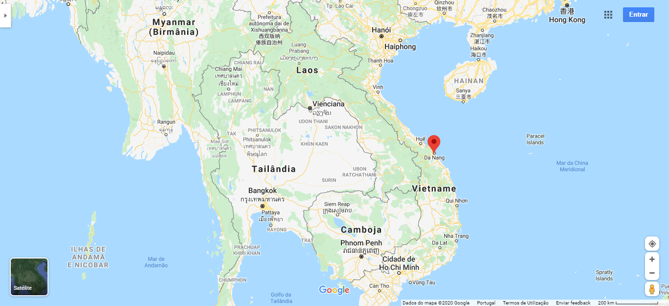 Mapa Vietname