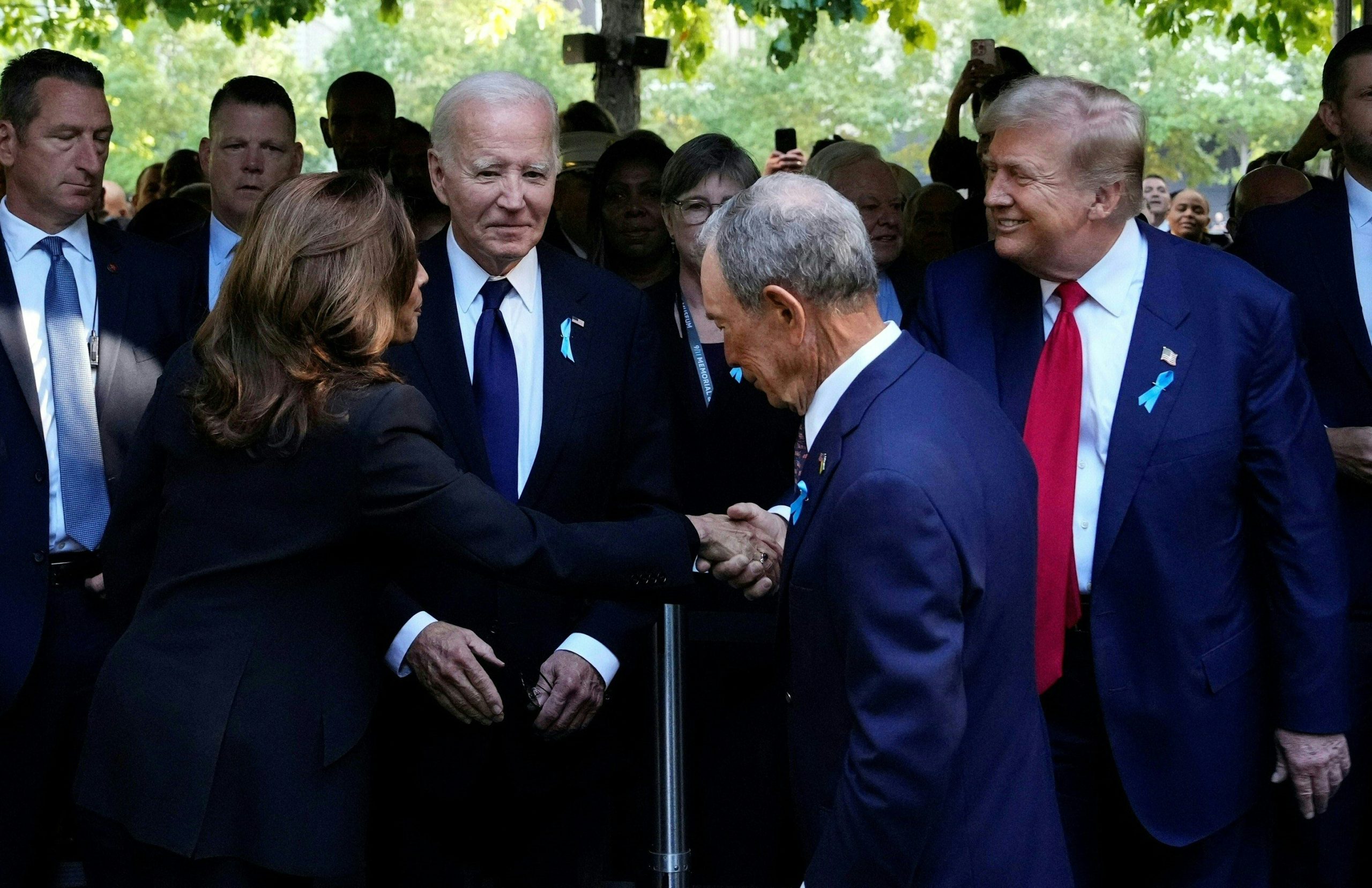 Em guerra pela Casa Branca, Trump e Kamala respeitam trégua temporária durante o aniversário do 11 de setembro