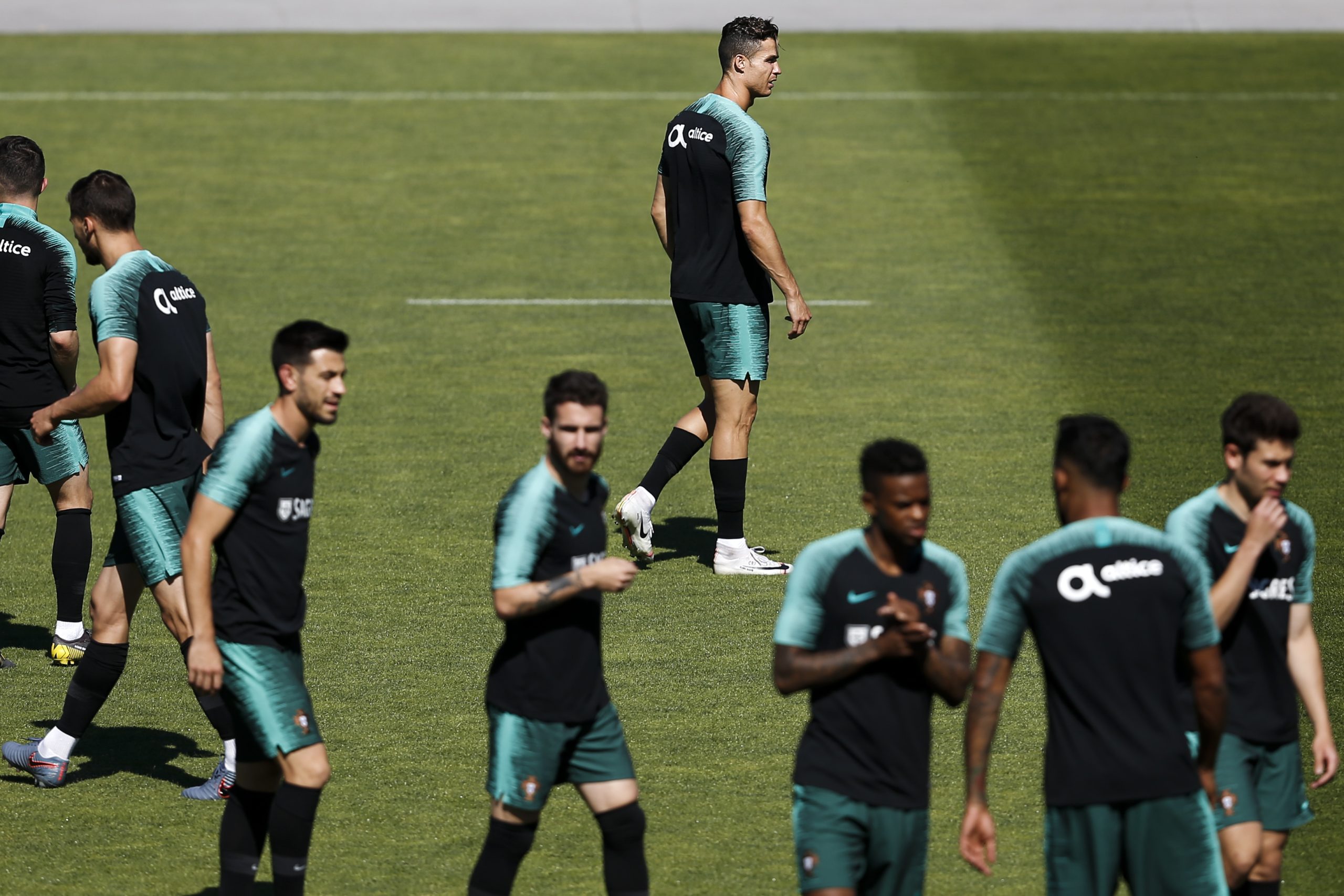 Portugal continua preparação para Liga das Nações com treino matinal