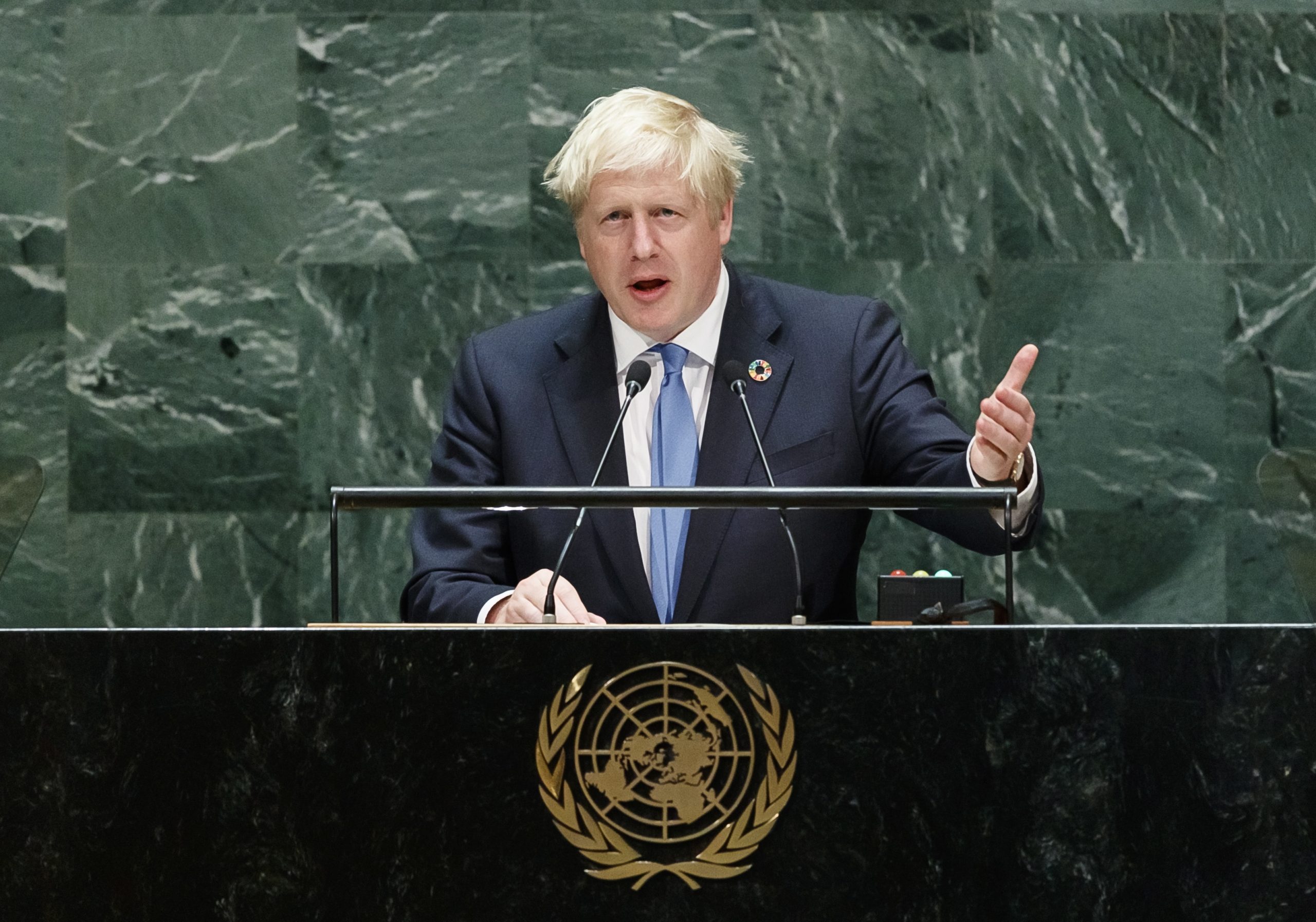 Boris Johnson foca discurso na ONU na tecnologia e compara ‘Brexit’ a mito grego