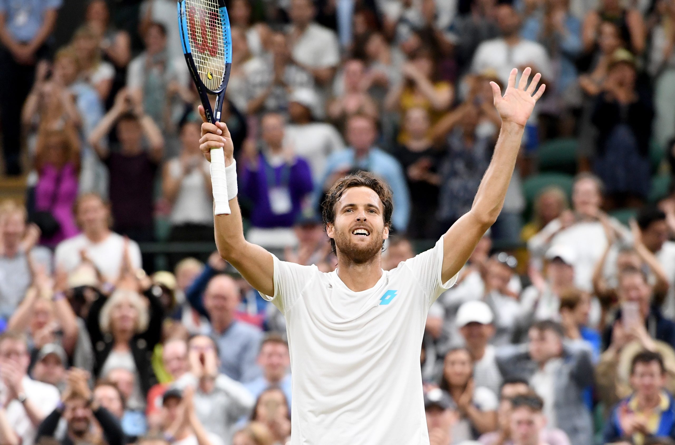 Wimbledon. João Sousa faz história e está nos oitavos de final