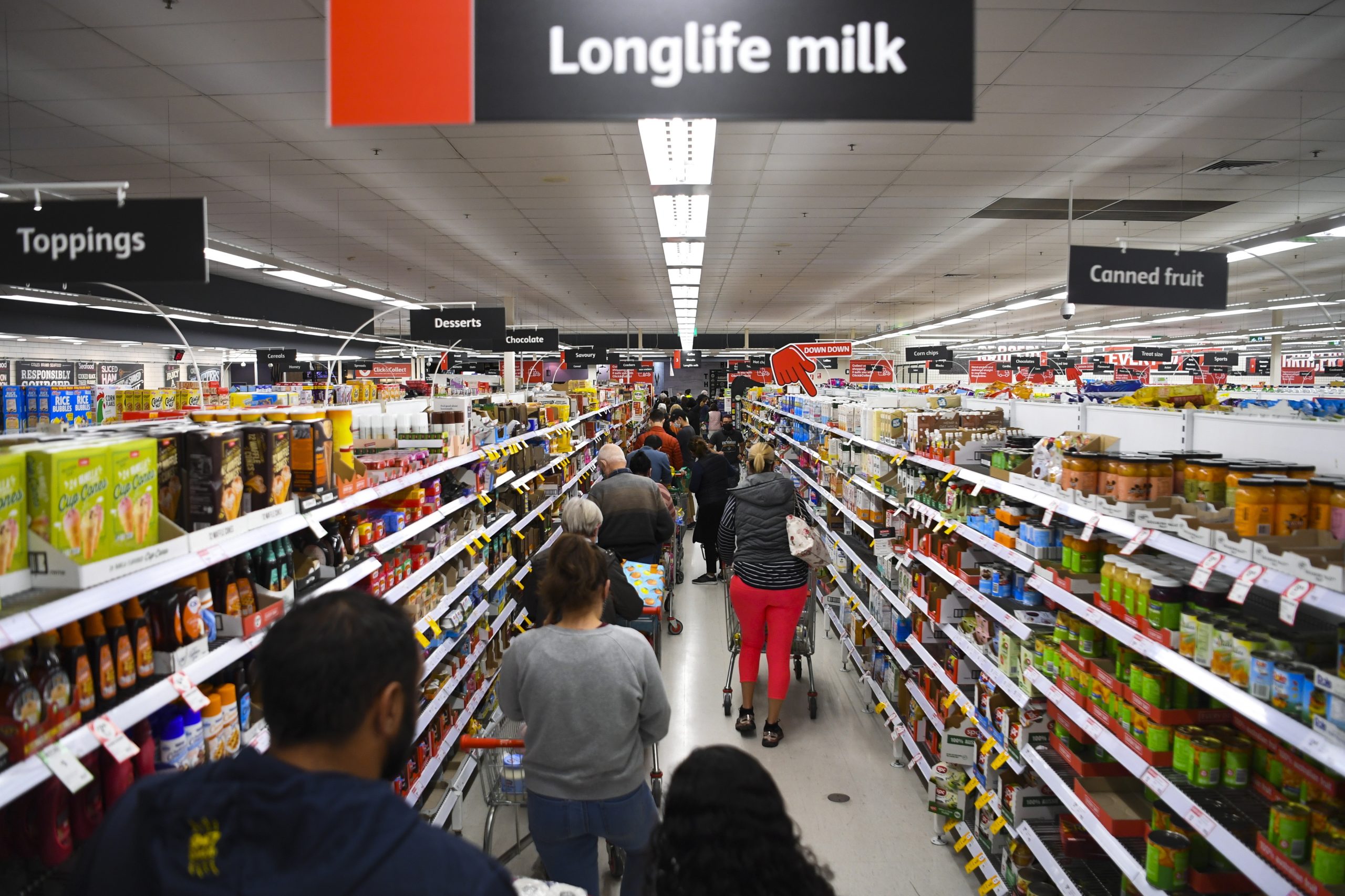 Supermercados australianos enfrentam problemas de fornecimento