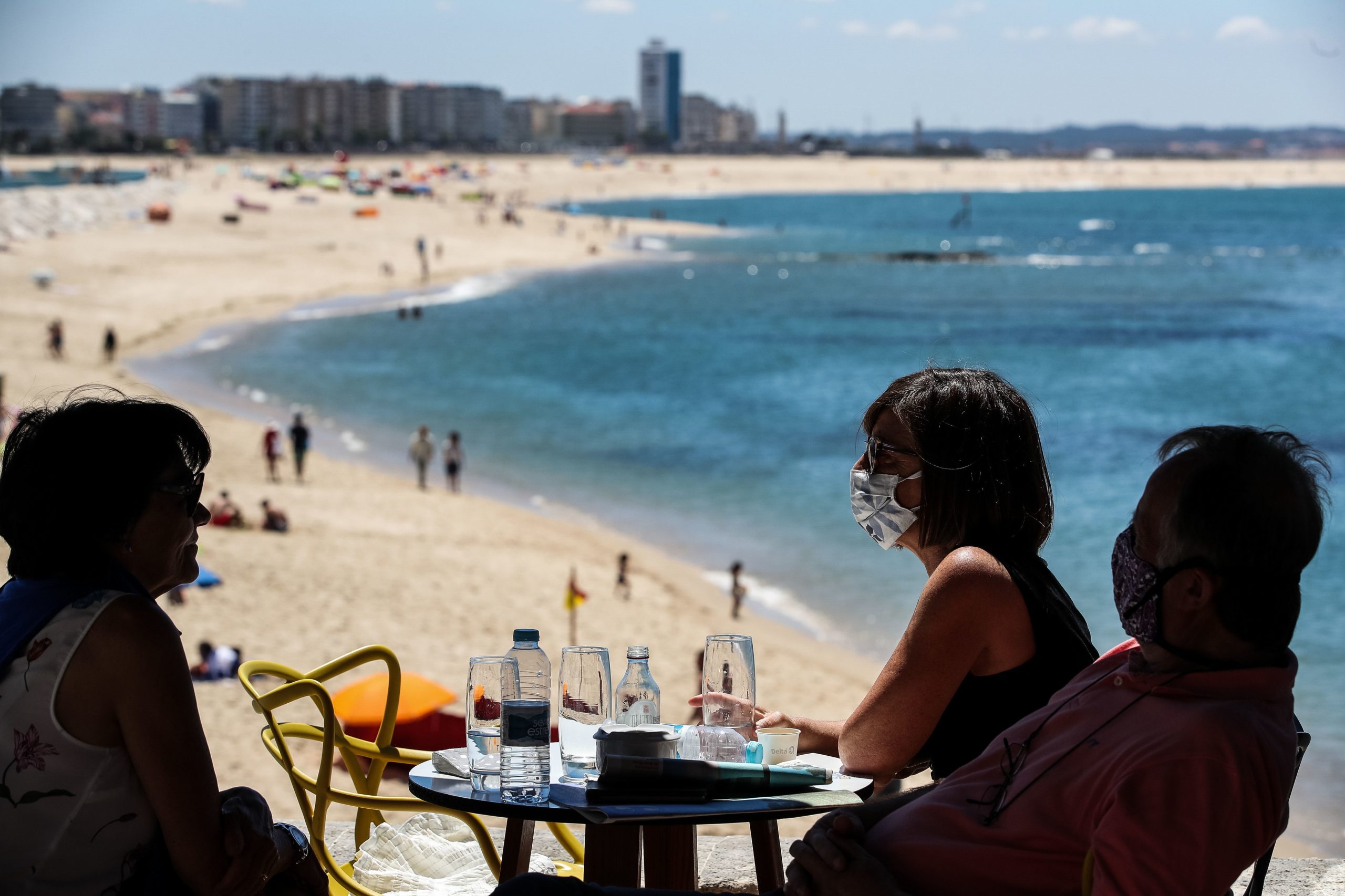 Praia na Figueira da Foz é a que esteve mais vezes lotada na região Centro