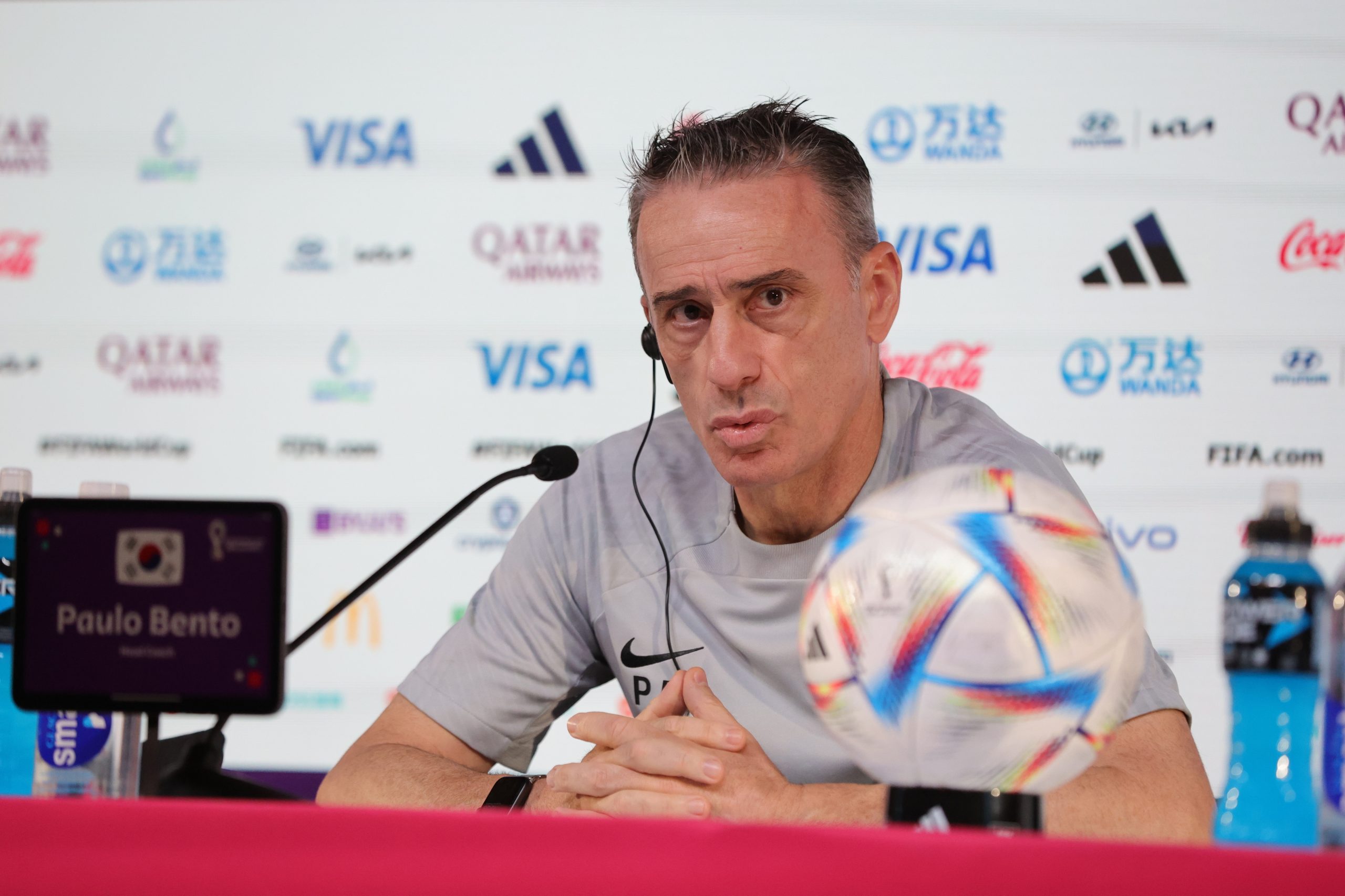 Paulo Bento rejeita pressão na Coreia do Sul para jogo com o Gana no Mundial