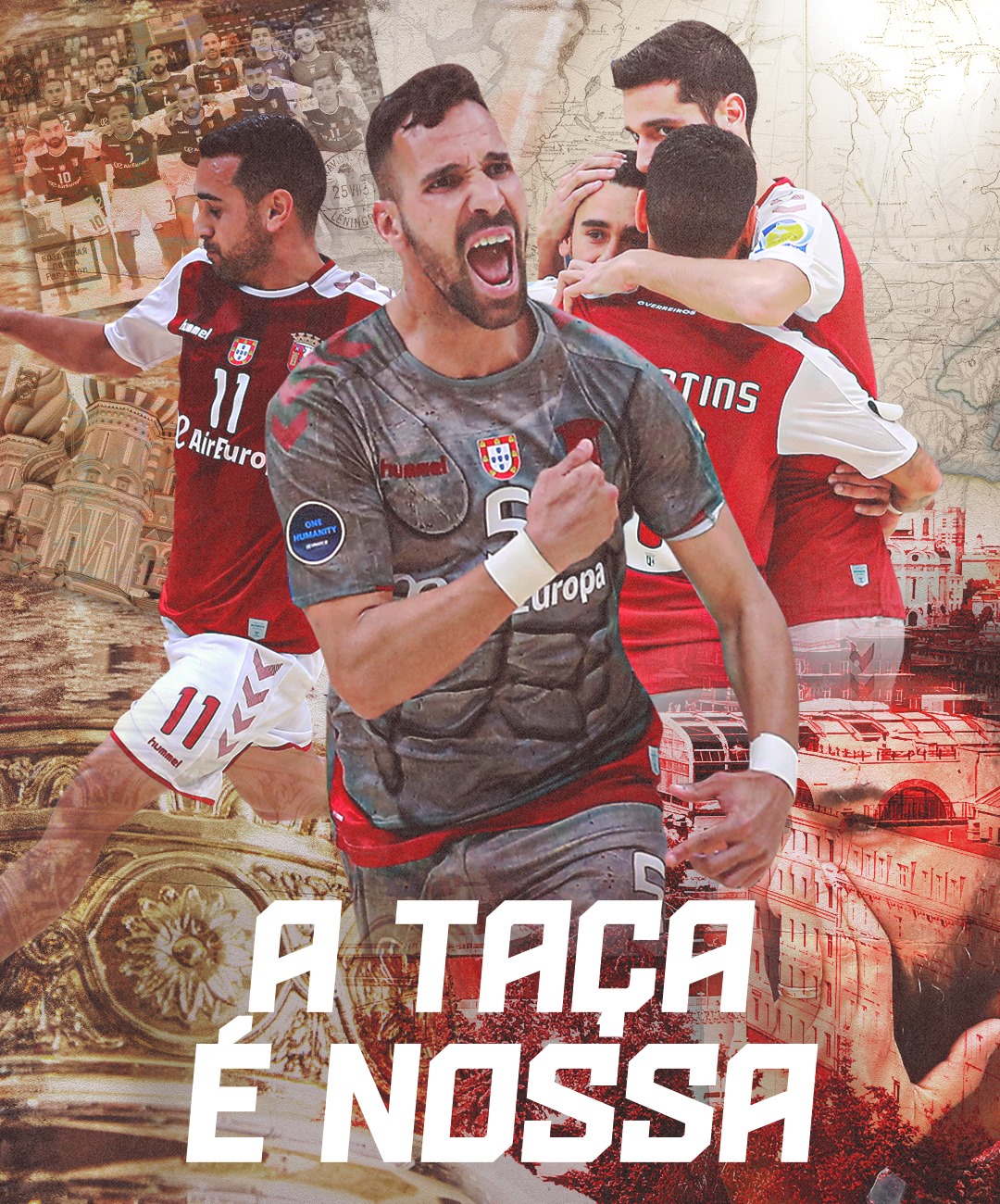 “A taça é nossa”. Sporting de Braga conquista Mundialito de futebol de praia