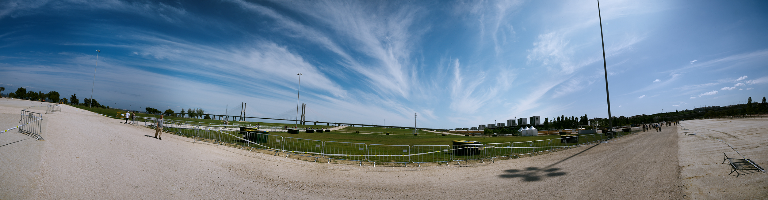 O novo passeio de Lisboa. As imagens do Parque Tejo, a menos de dois meses da Jornada Mundial da Juventude