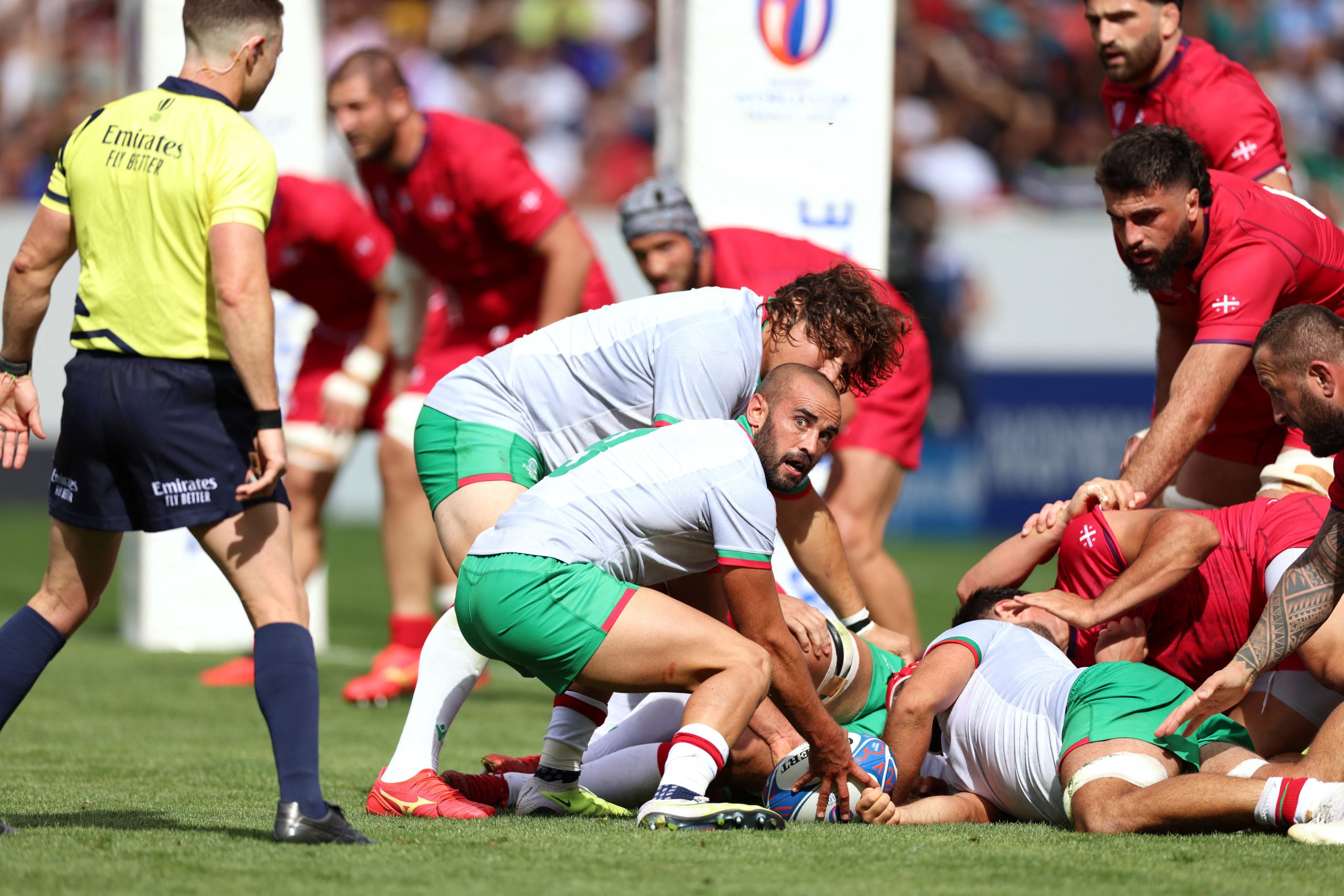 Mundial de Râguebi: primeiros pontos para Portugal em jogo histórico e emocionante dos ‘Lobos’