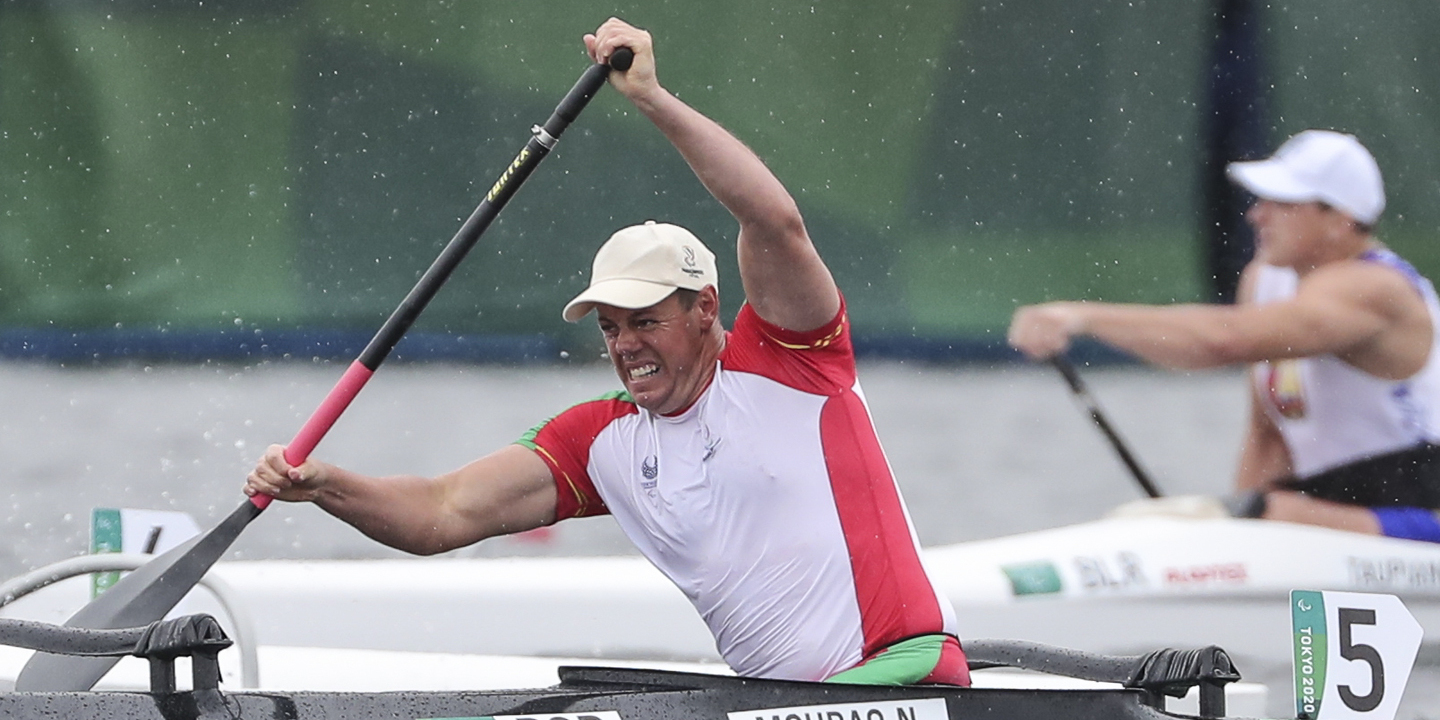 Norberto Mourão medalha de bronze nos Mundiais de canoagem adaptada