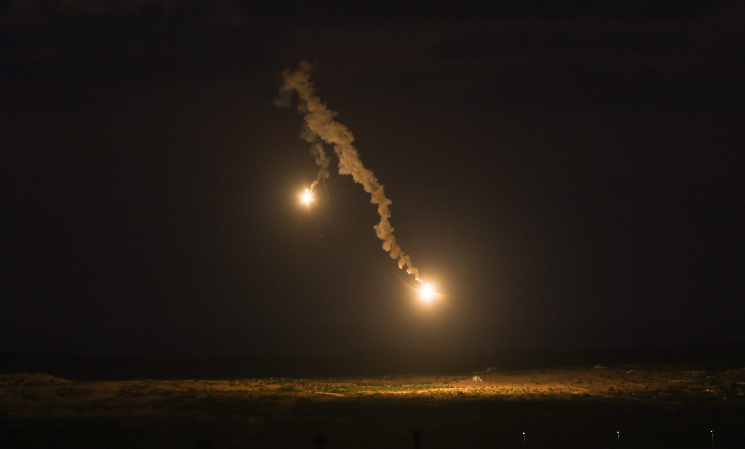 Dois ‘rockets’ disparados de Gaza na direção de Israel