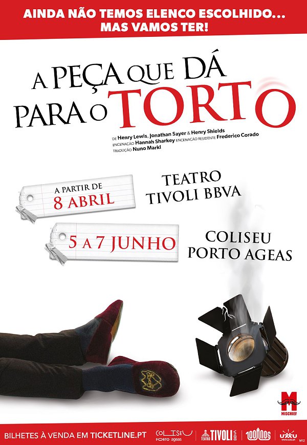 Sucesso de West End ‘Peça que dá para o torto” regressa aos palcos portugueses