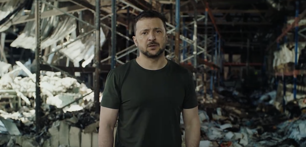 O vídeo de 6 minutos de Zelensky com um apelo a Biden e a Xi Jinping: “não queremos que a carta da ONU seja queimada e esperamos que também não queiram”