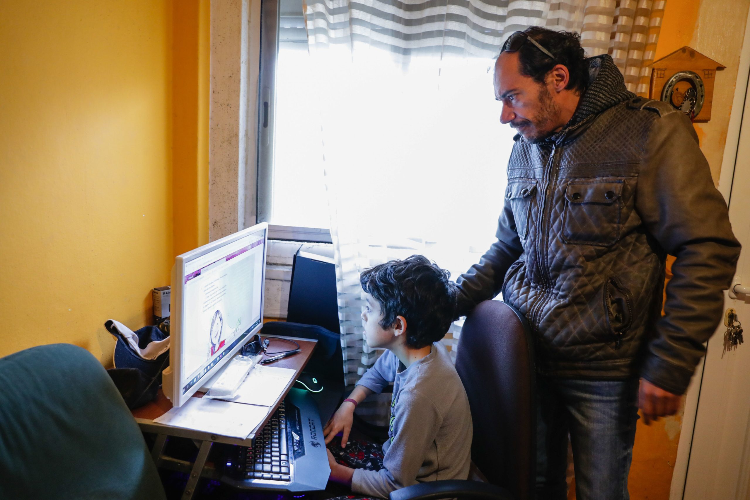 Matrículas dos alunos em plataforma na net que controla abandono escolar