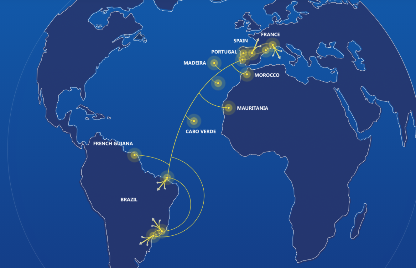 Cabo EllaLink estreia ligação de alta velocidade entre Portugal e América Latina