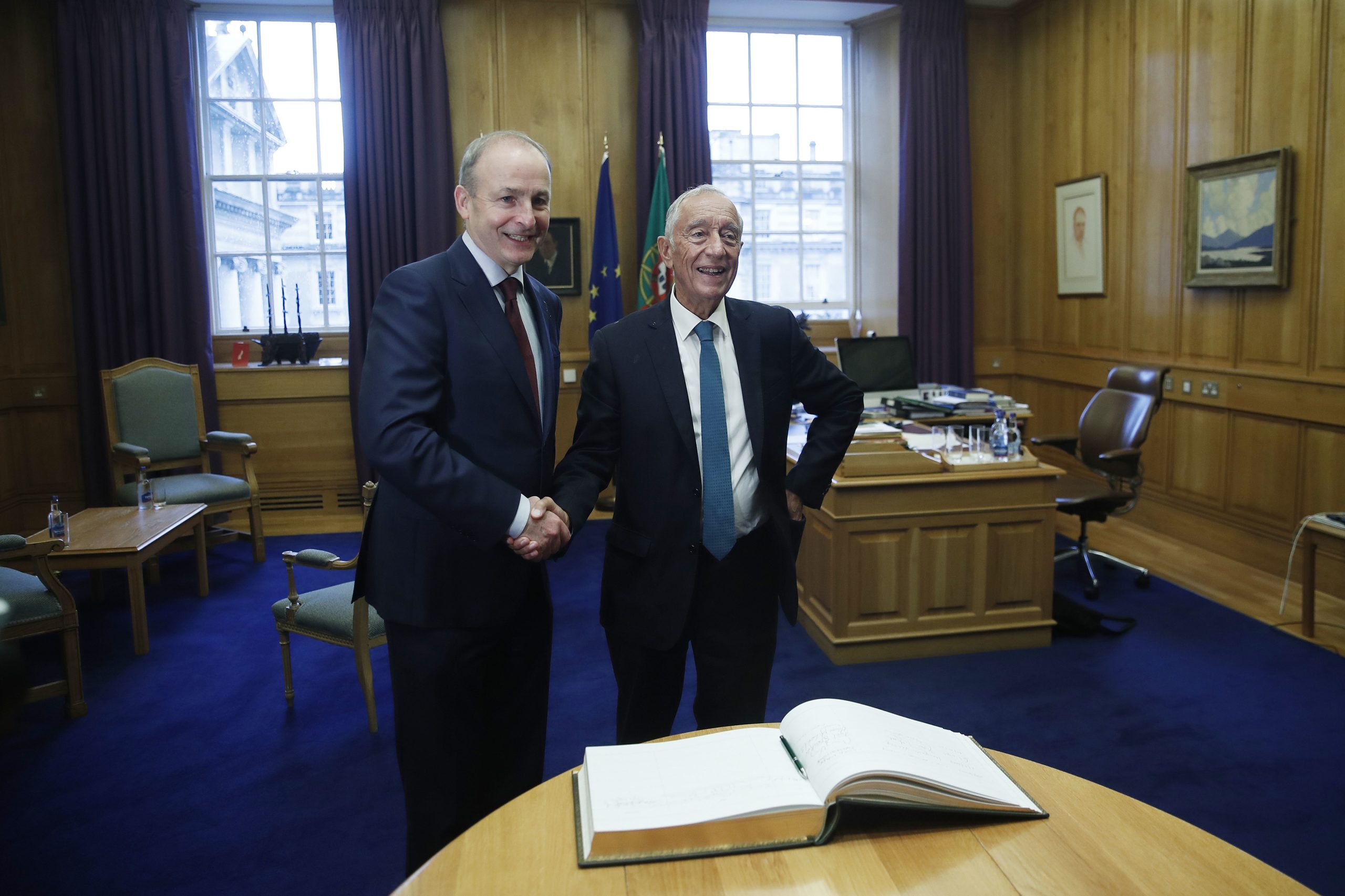 Relações bilaterais com a Irlanda “deram um pulo monumental”, diz Marcelo Rebelo de Sousa