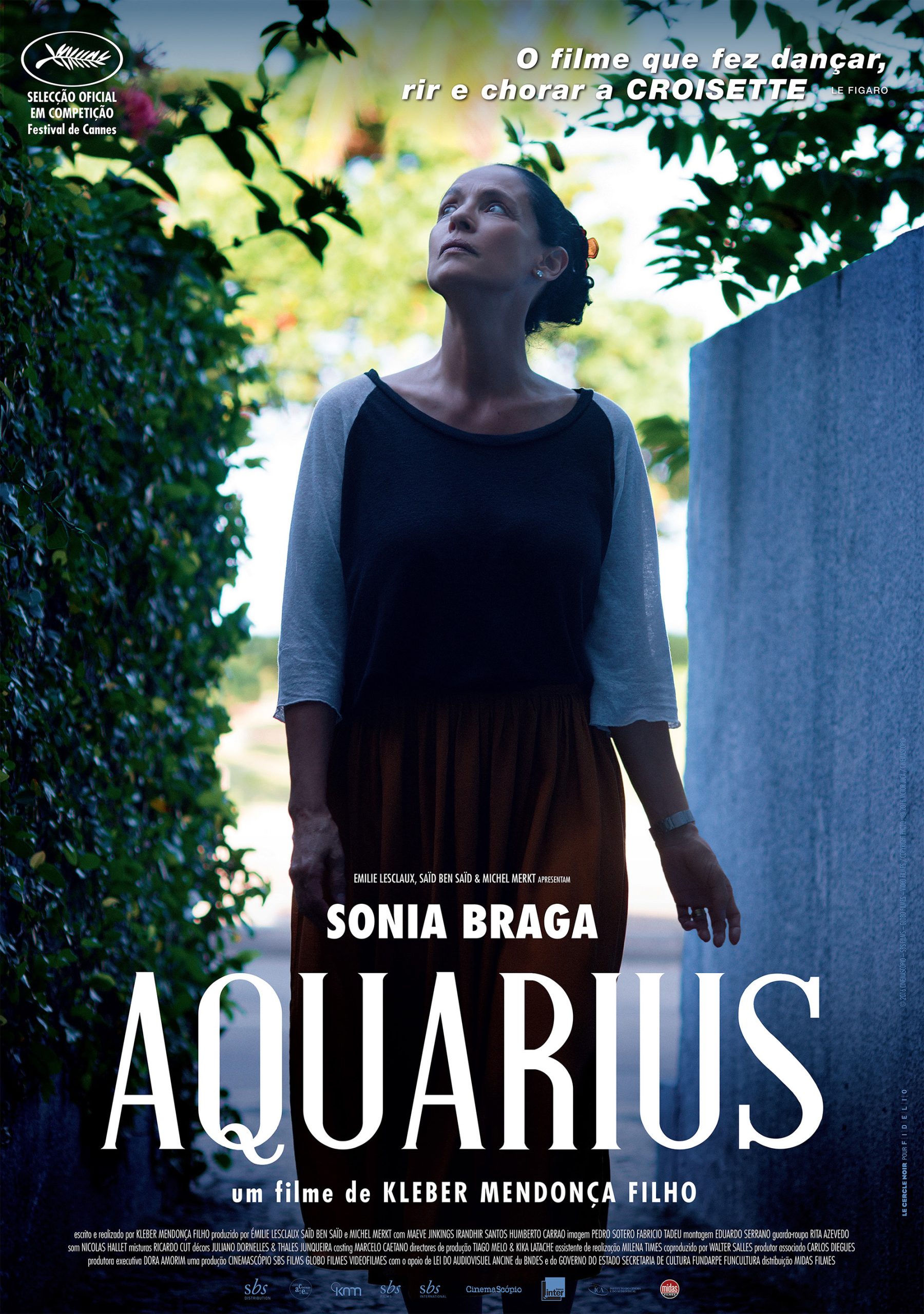 Sónia Braga não faz de Dilma e o apartamento onde vive não é a presidência, mas Aquarius tem sido visto como uma analogia do Brasil de hoje