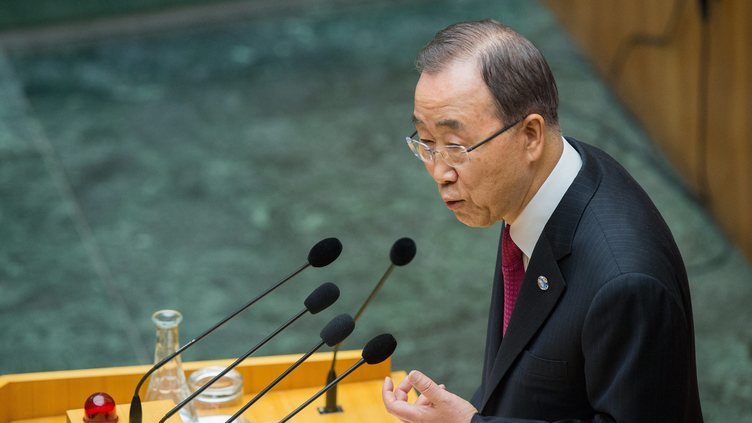UN Secretary-General Ban Ki-moon visits Austria