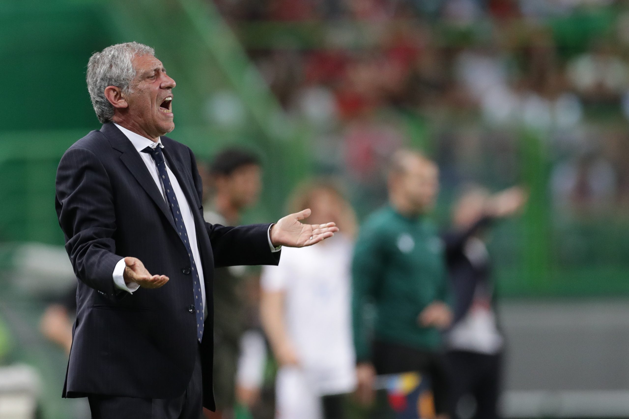 Fernando Santos celebra 100.º jogo à frente da seleção portuguesa